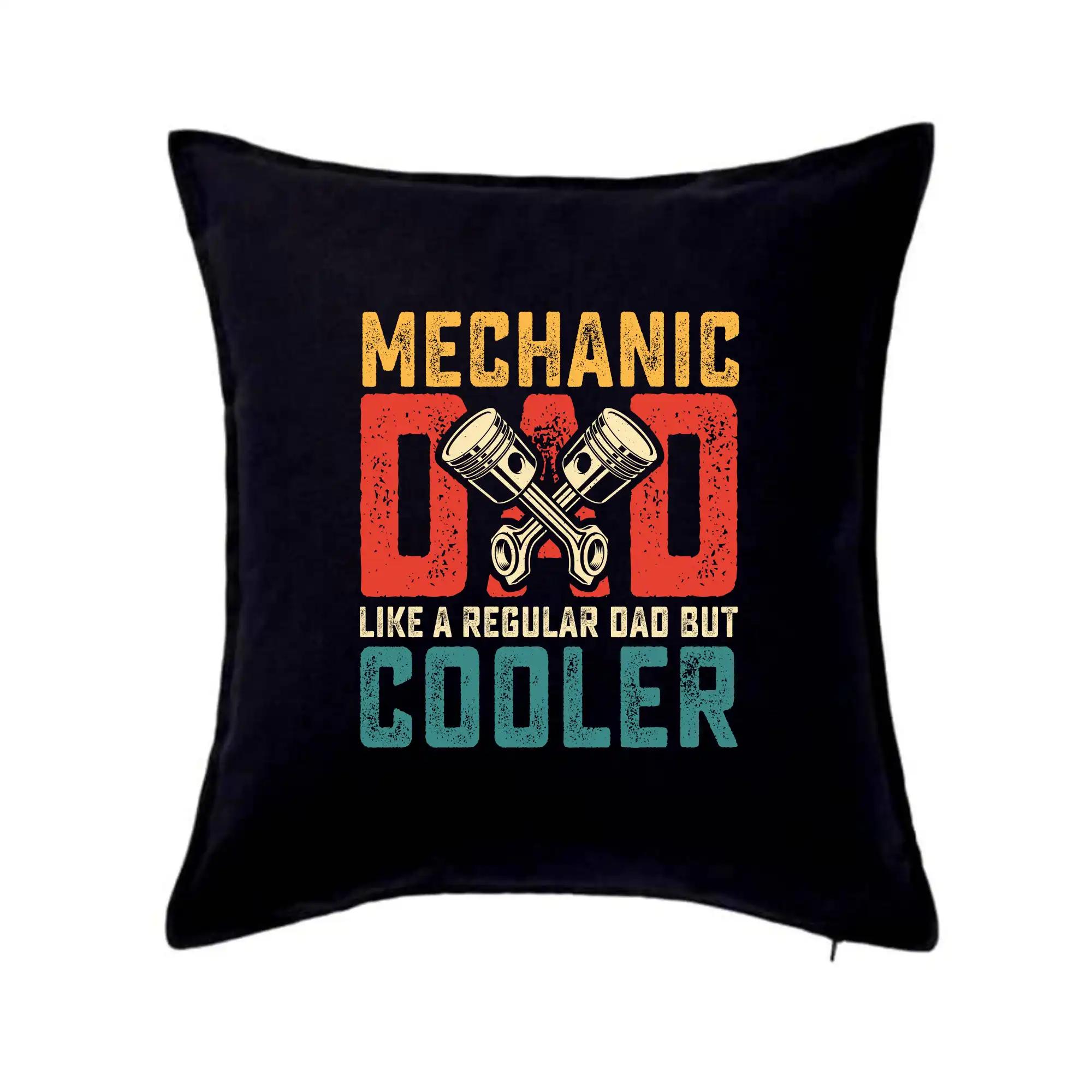 Vtipné tričká do práce - Mechanic dad like a regular dad but cooler - Vankúš 50x50