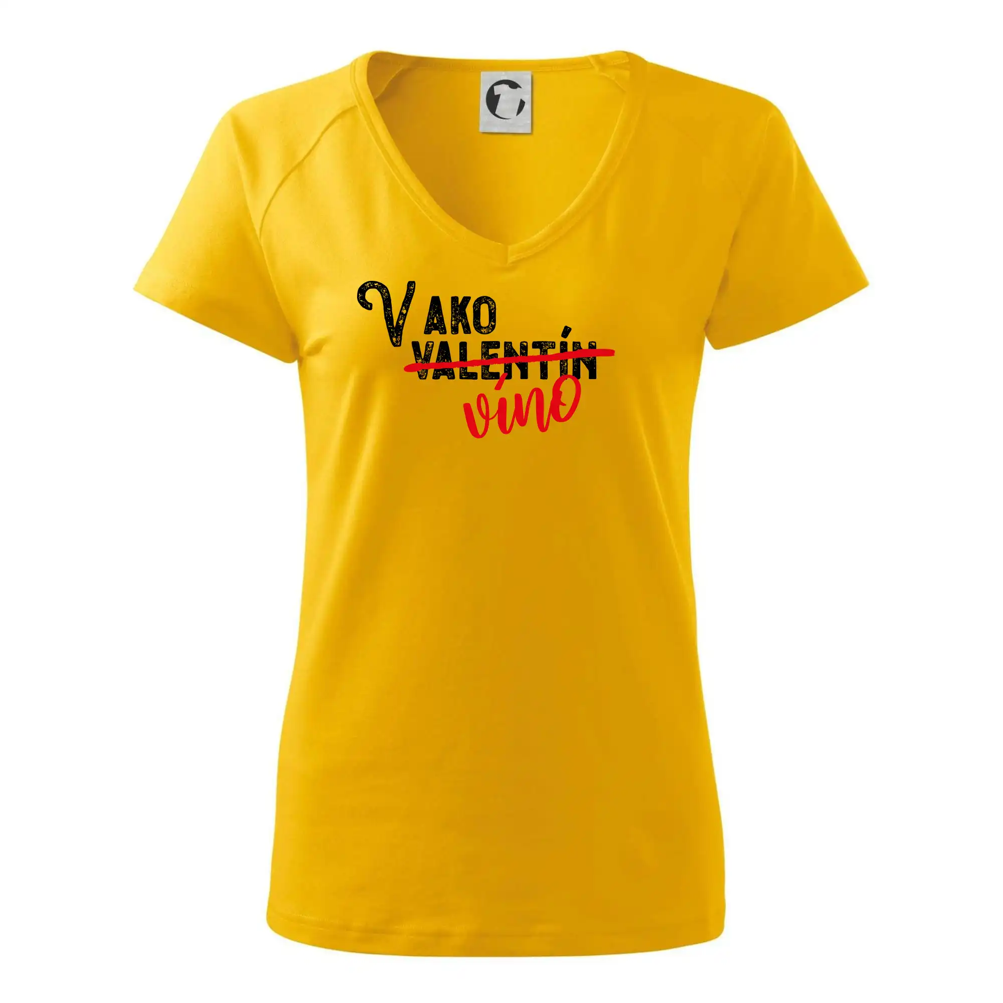 V ako Valentín víno