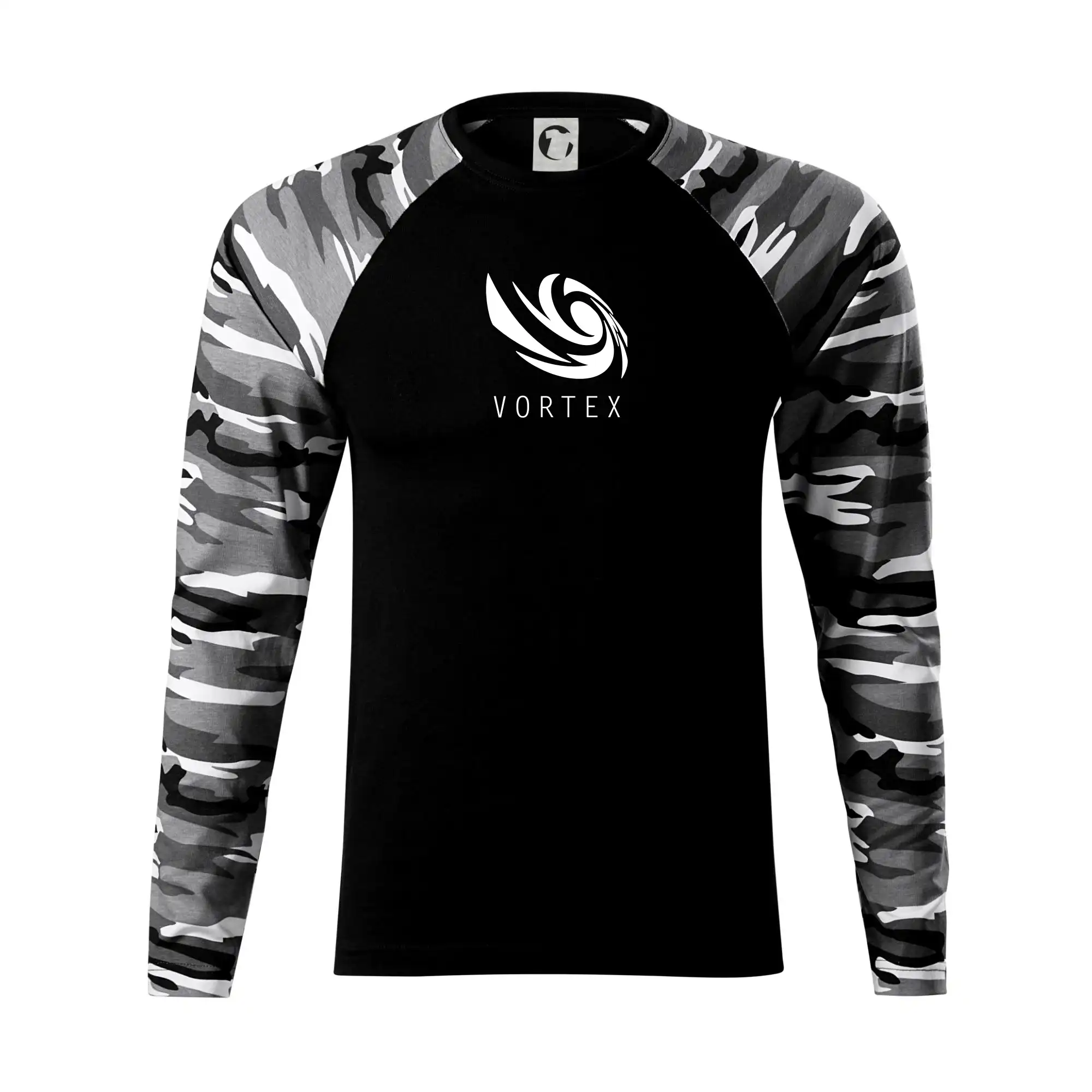 Tričká, mikiny a šiltovky pre Youtubery - Vortex logo jednofarebné - Camouflage LS