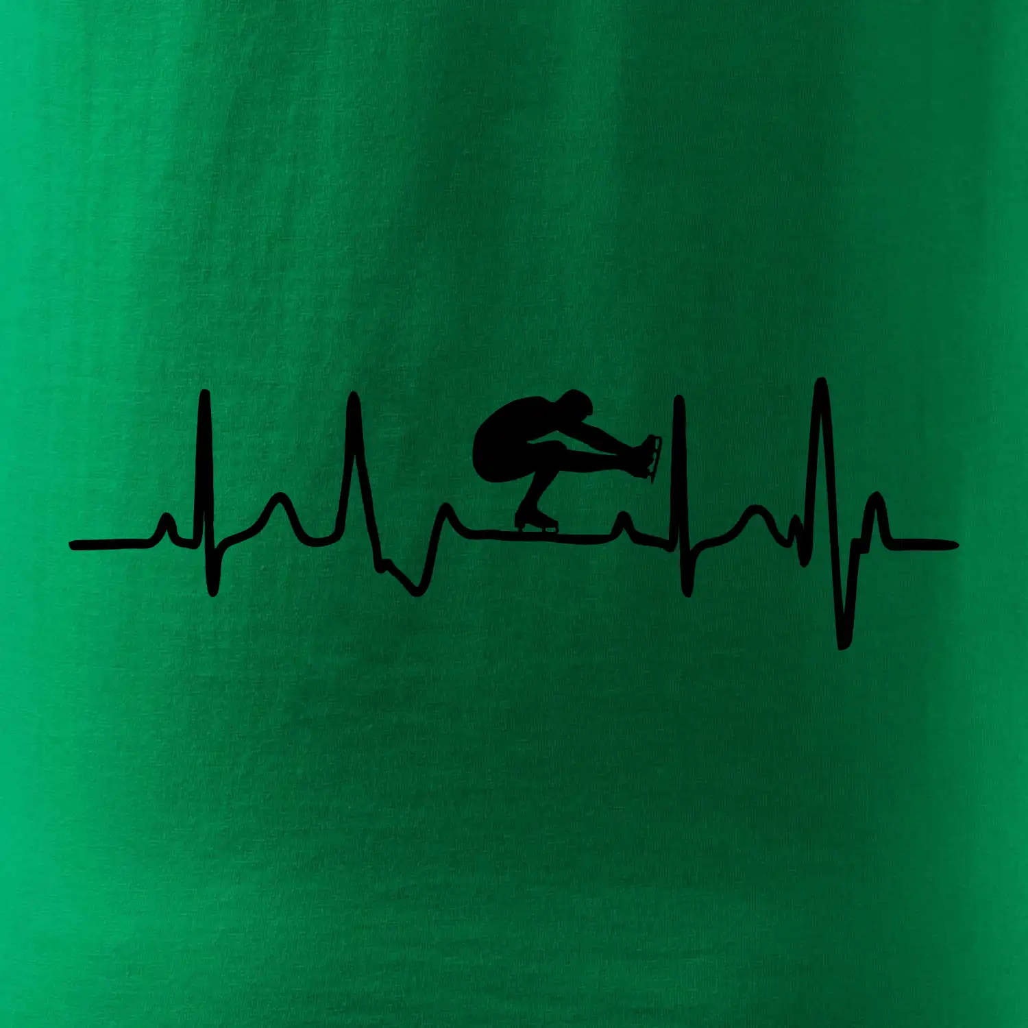 EKG lední brusle