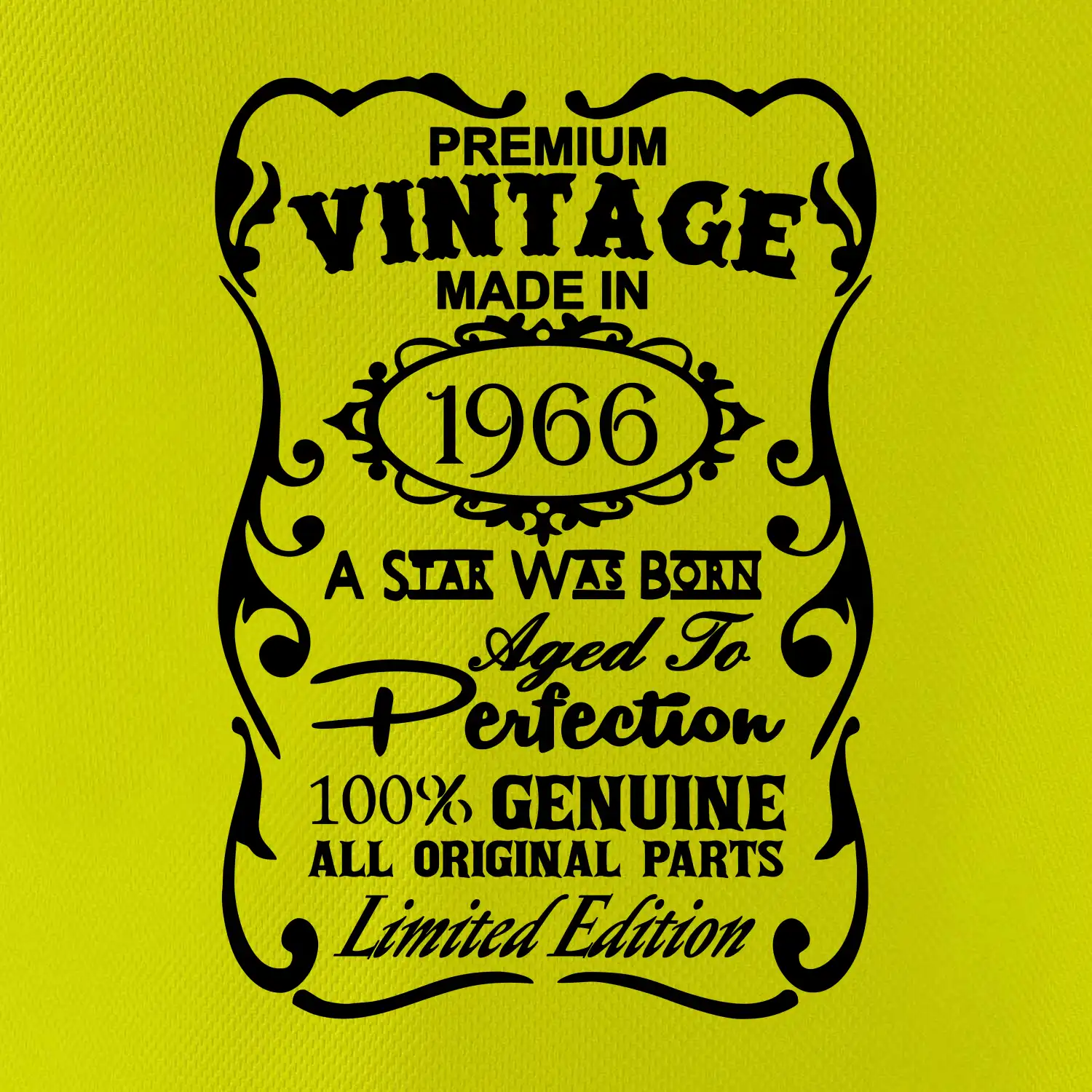 Vintage Etiketa - 1966