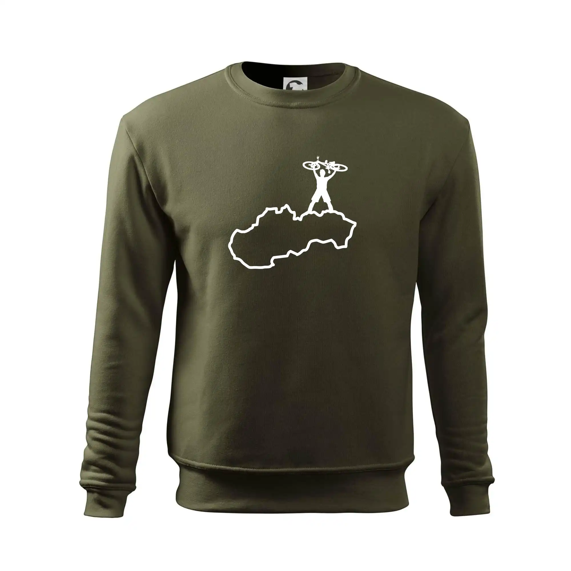 Mapa Slovenska - cyklista