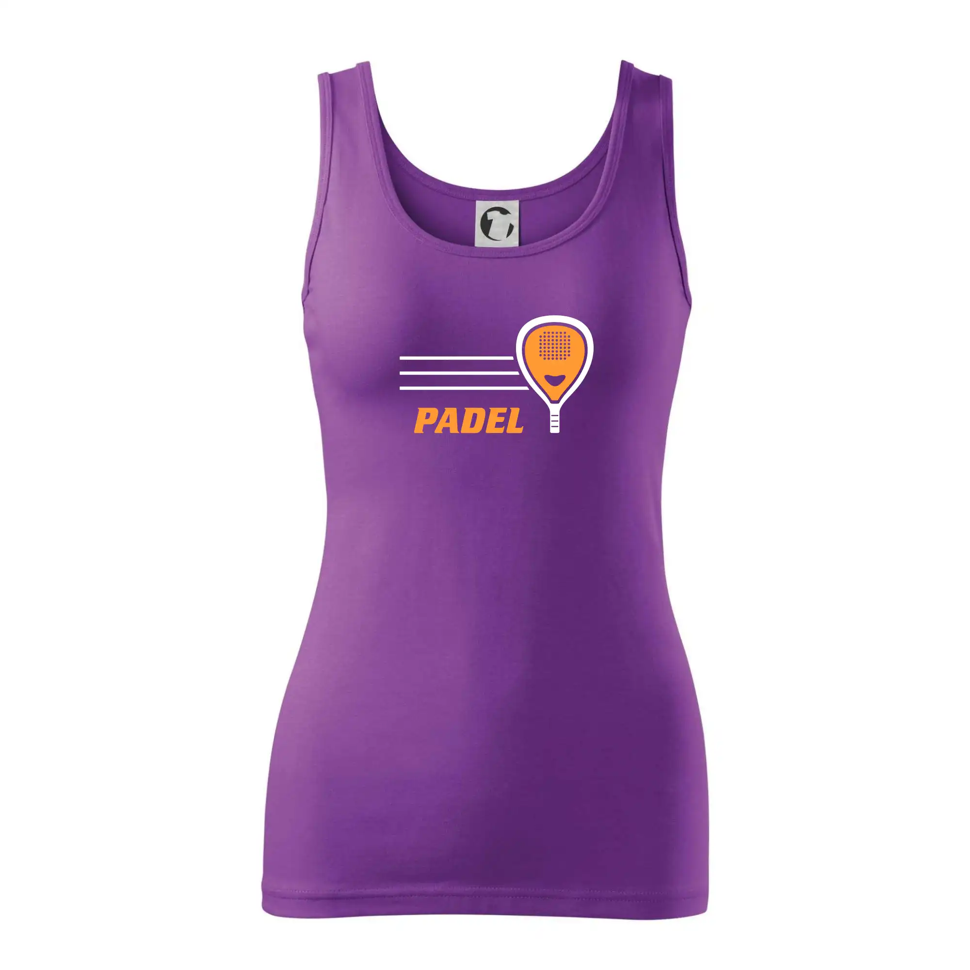 Padel - oranžová raketa