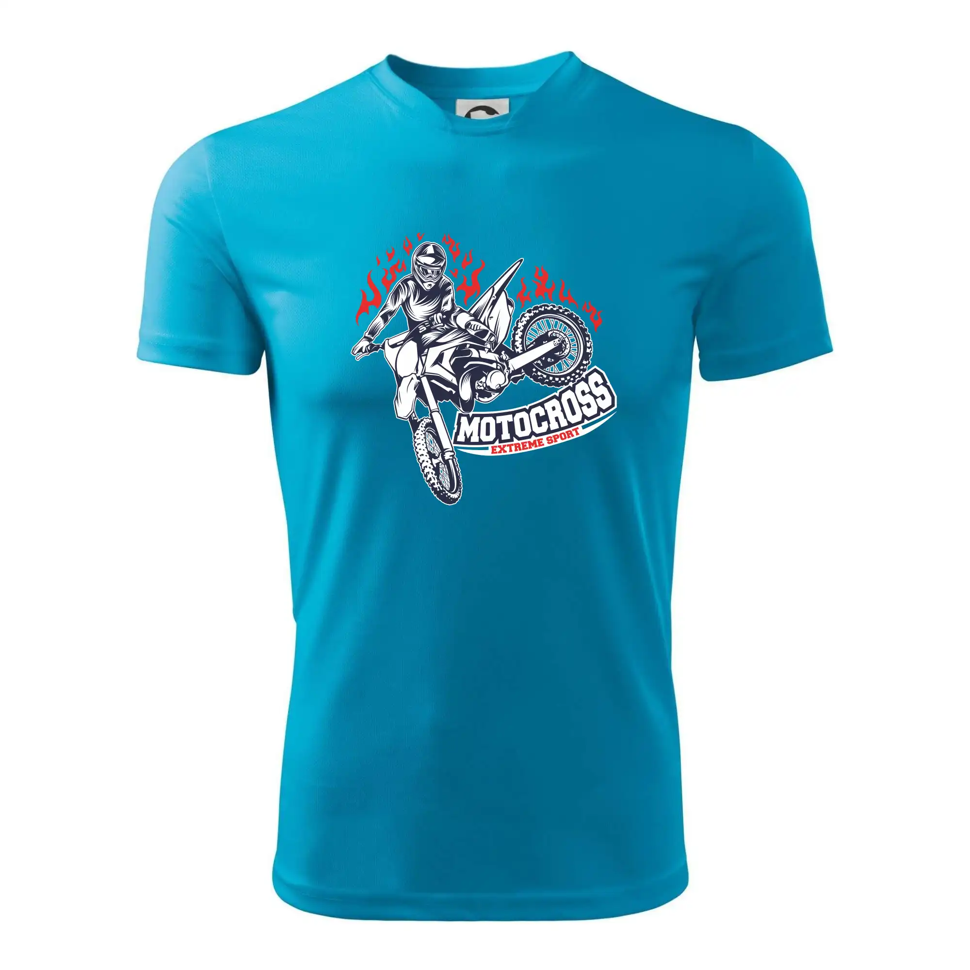 Motocross extreme sport fire