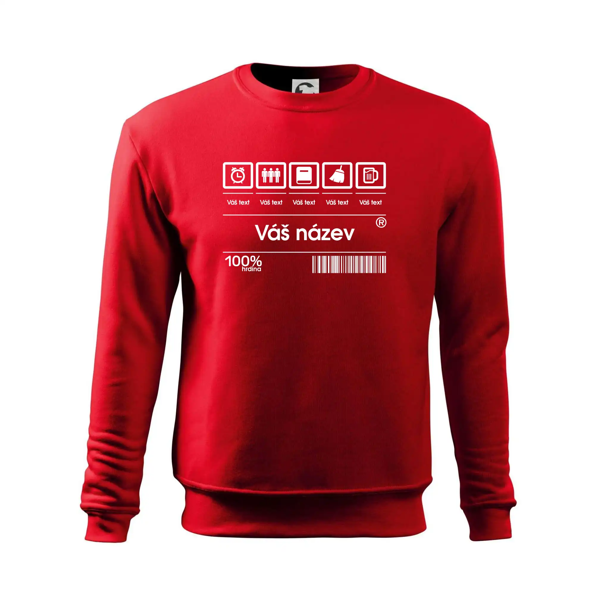 Čárový kód - Vlastní text