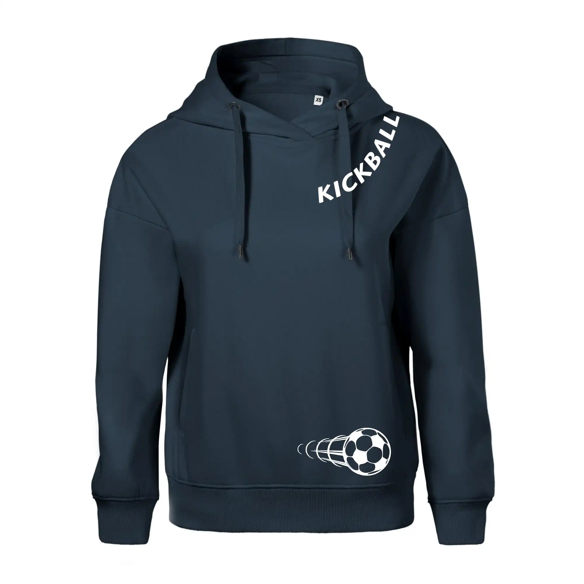 Kickball nápis šikmo