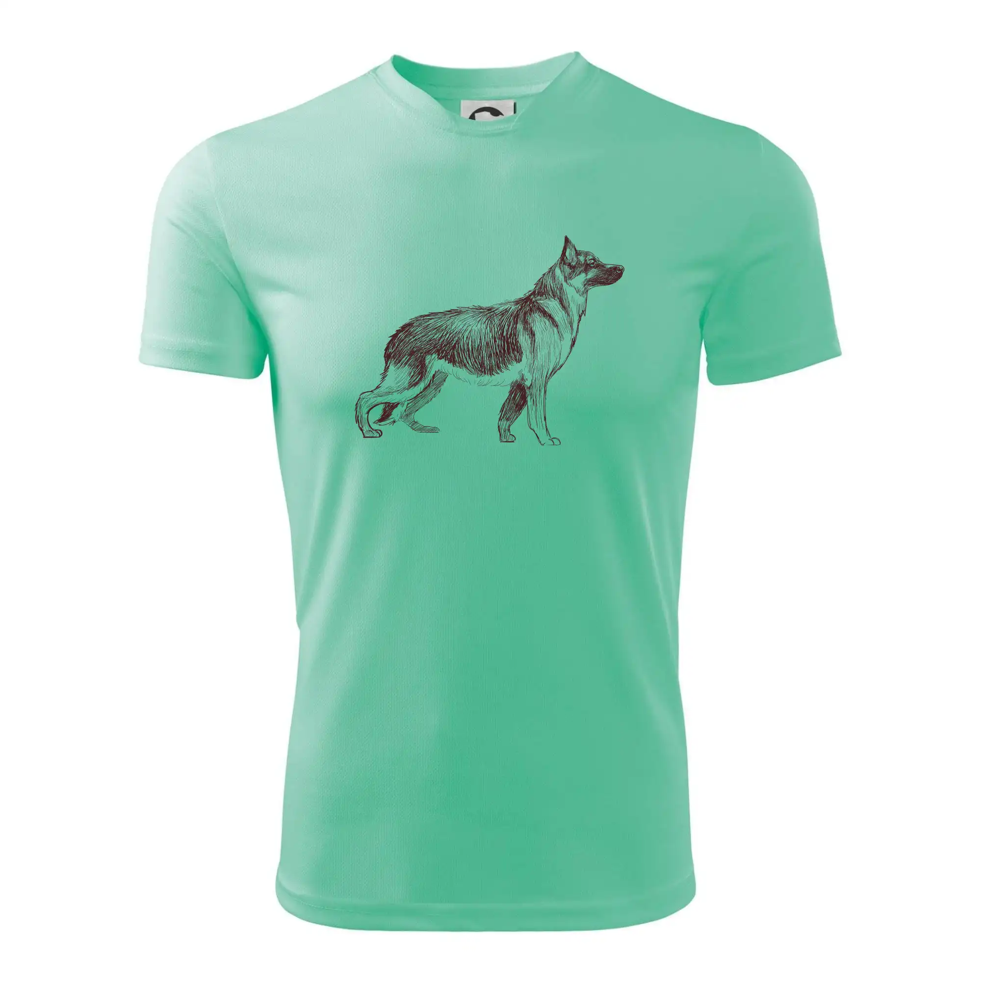 Německý ovčák -  kreslený skica