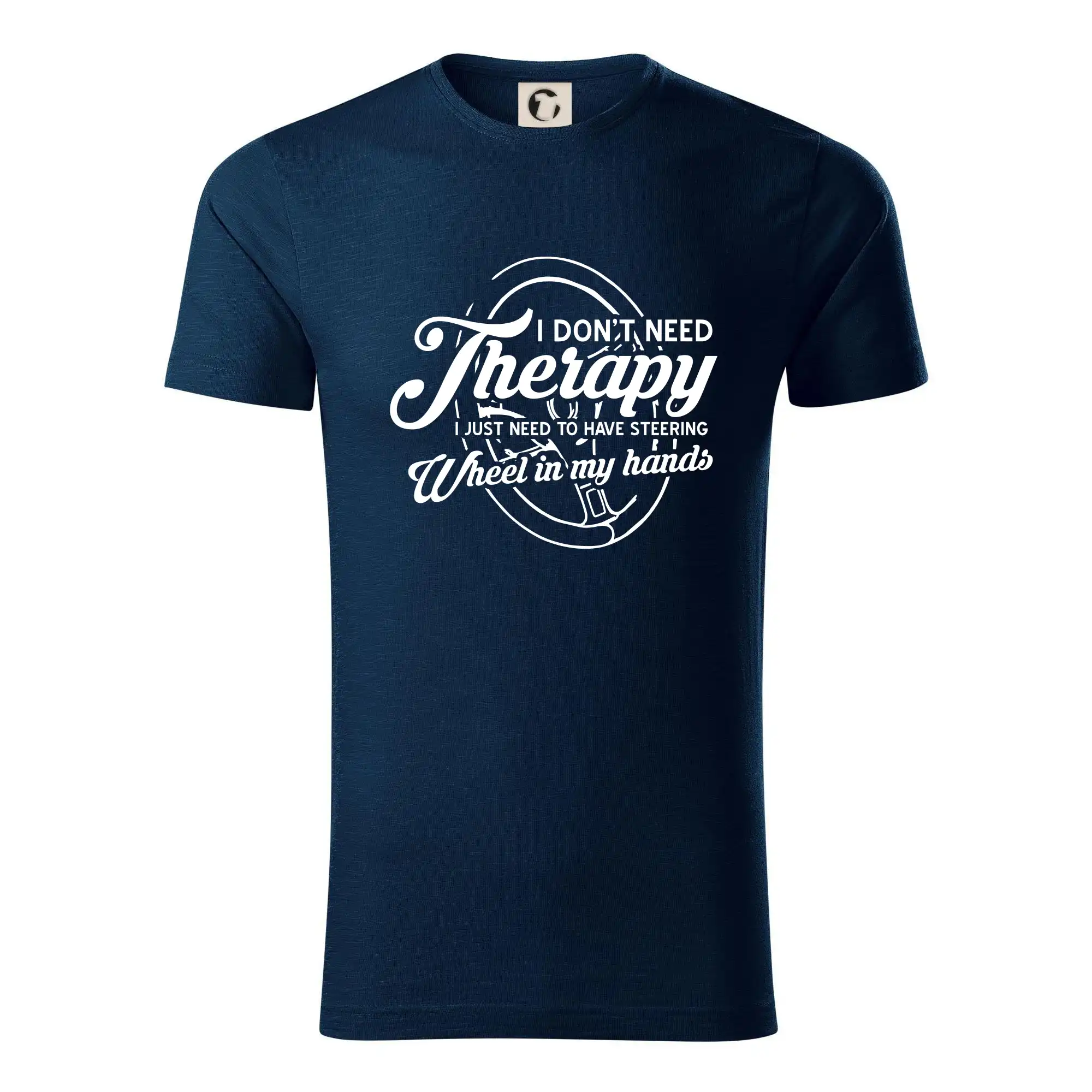 Kulatý nápis - I don't need therapy wheel in my hands