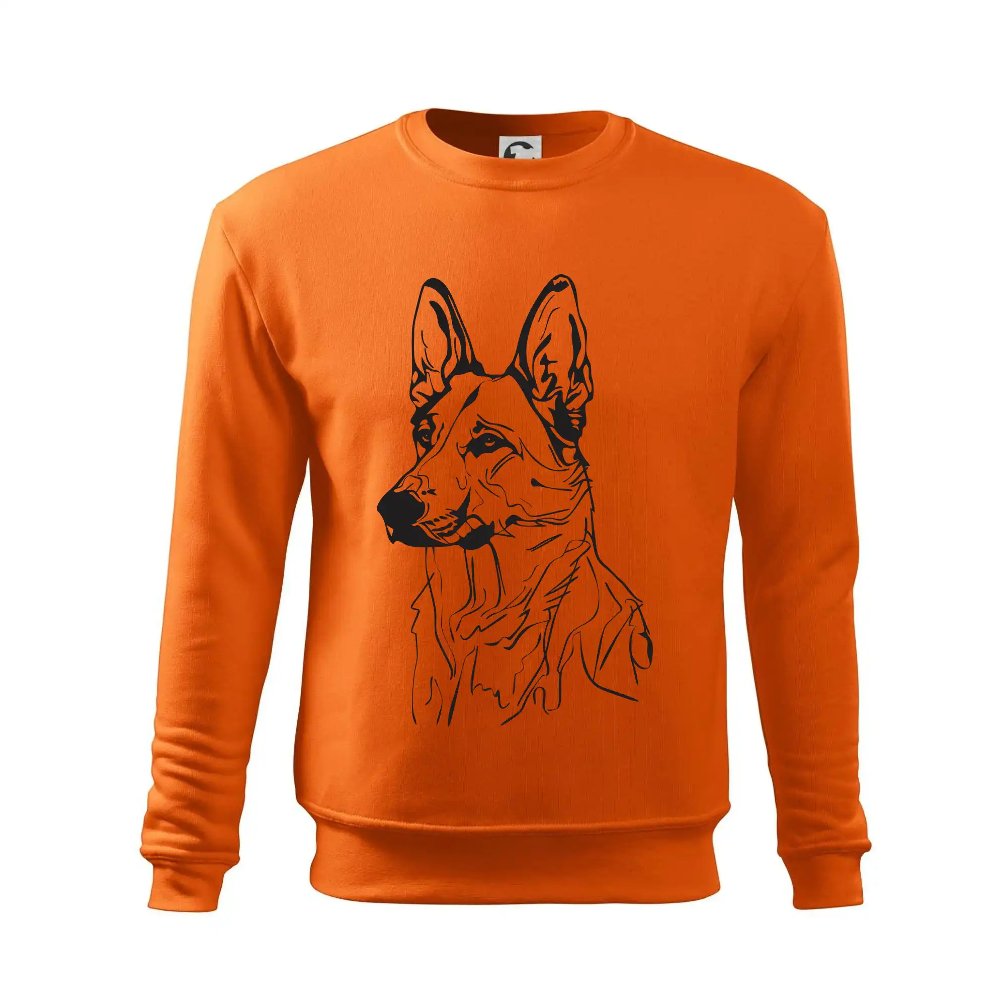 Německý ovčák černá kresba