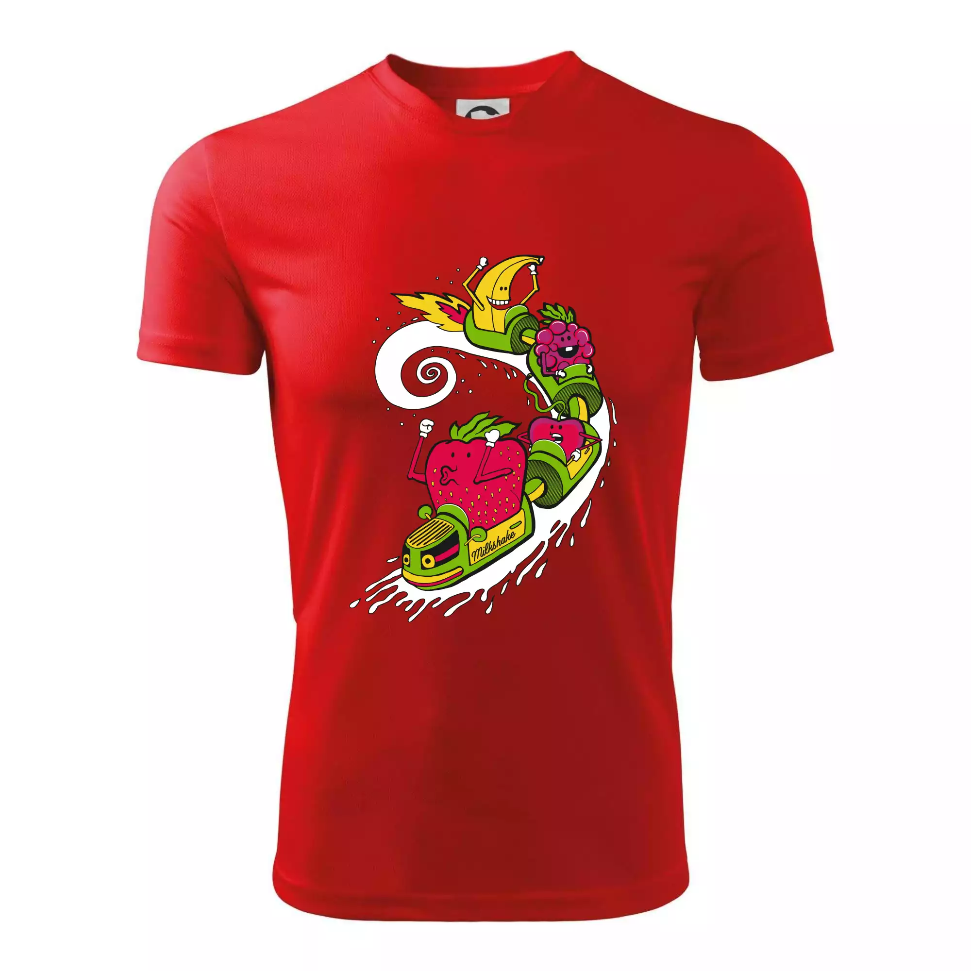 Milkshake vlak kreslený (Pecka design)