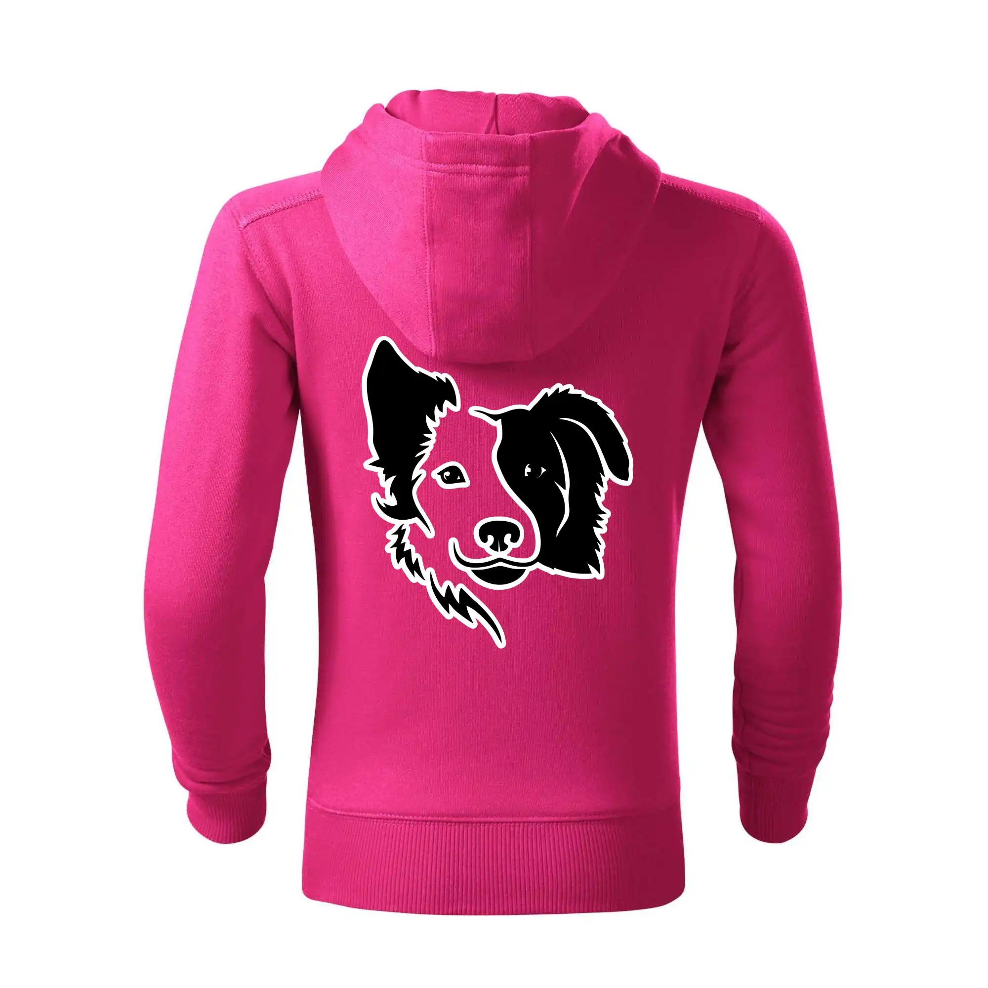 Border kólie obrys hlavy