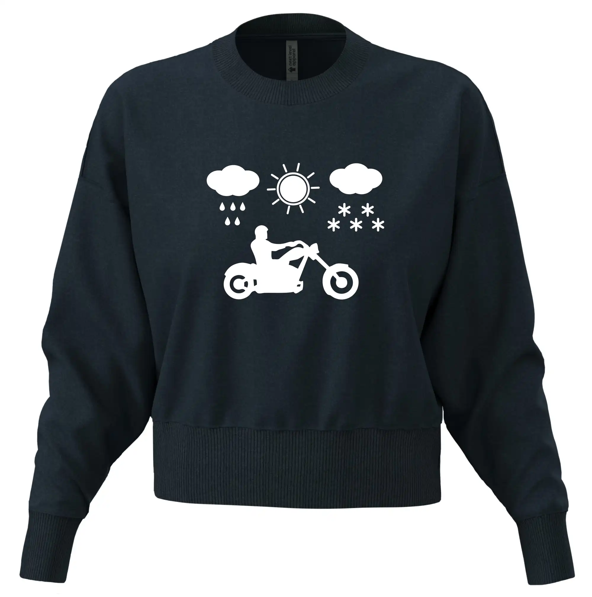 Motorkář za každého počasí - chopper