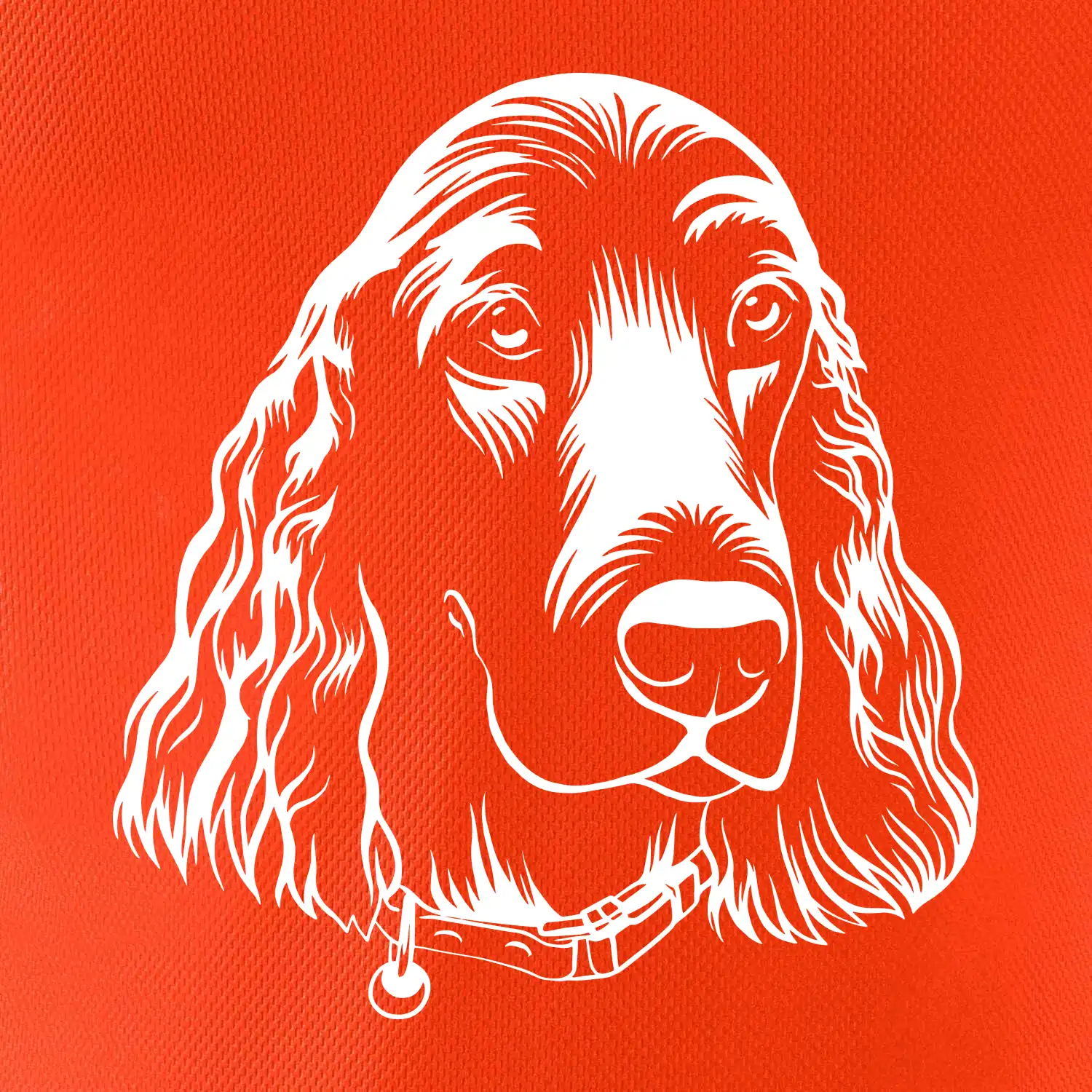 Kokršpaněl - hlava kreslená