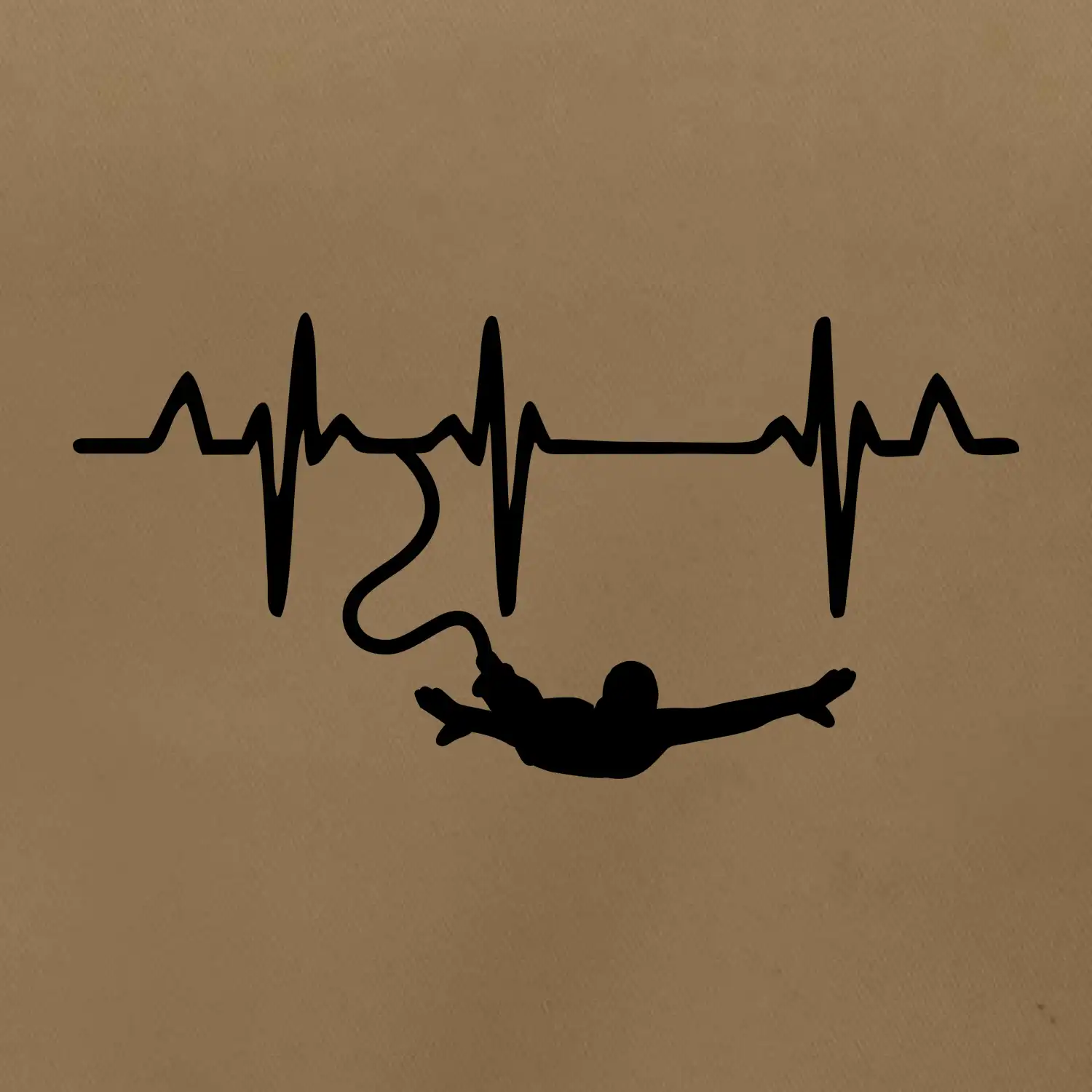EKG bungee jumping