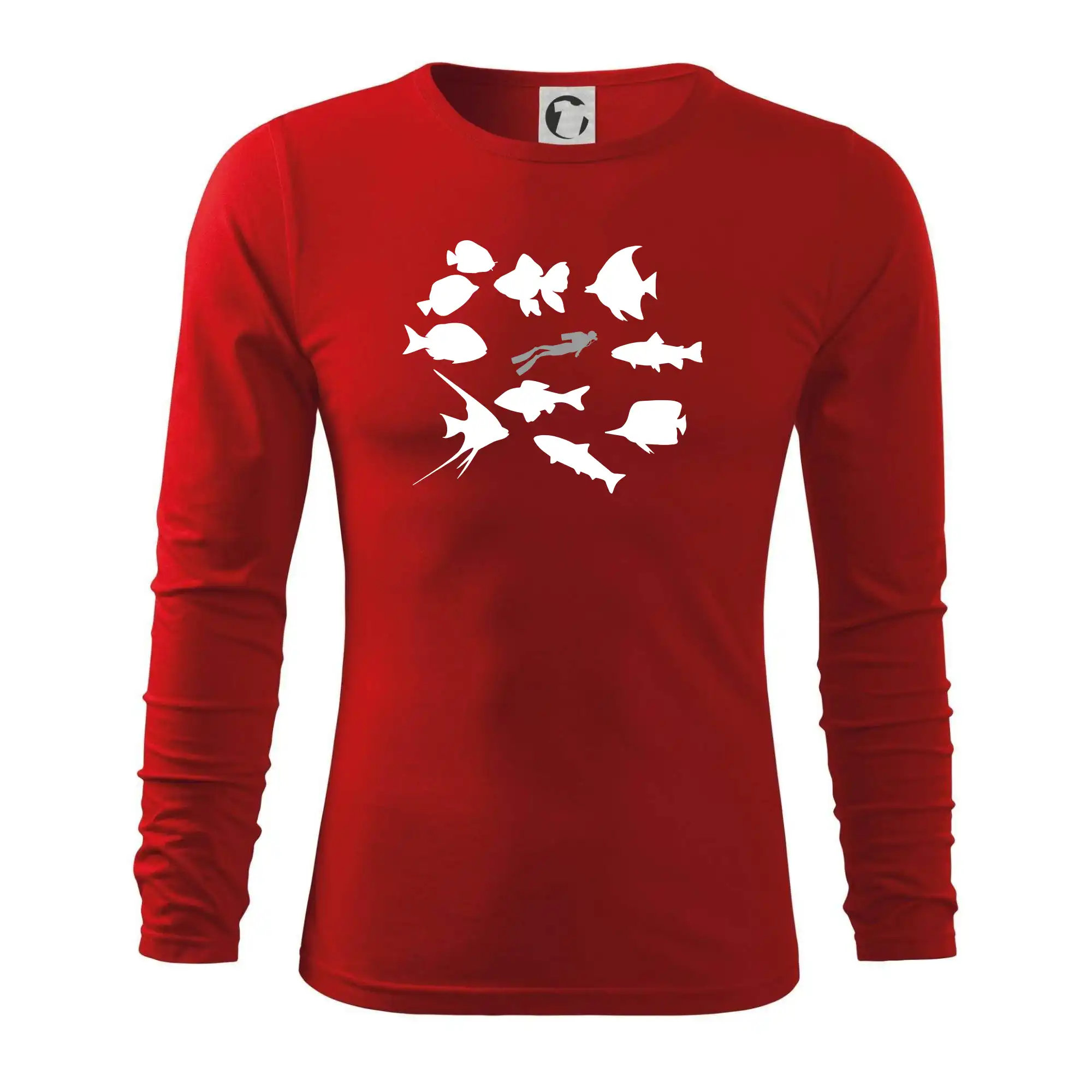 Potápeč ryby čtverec