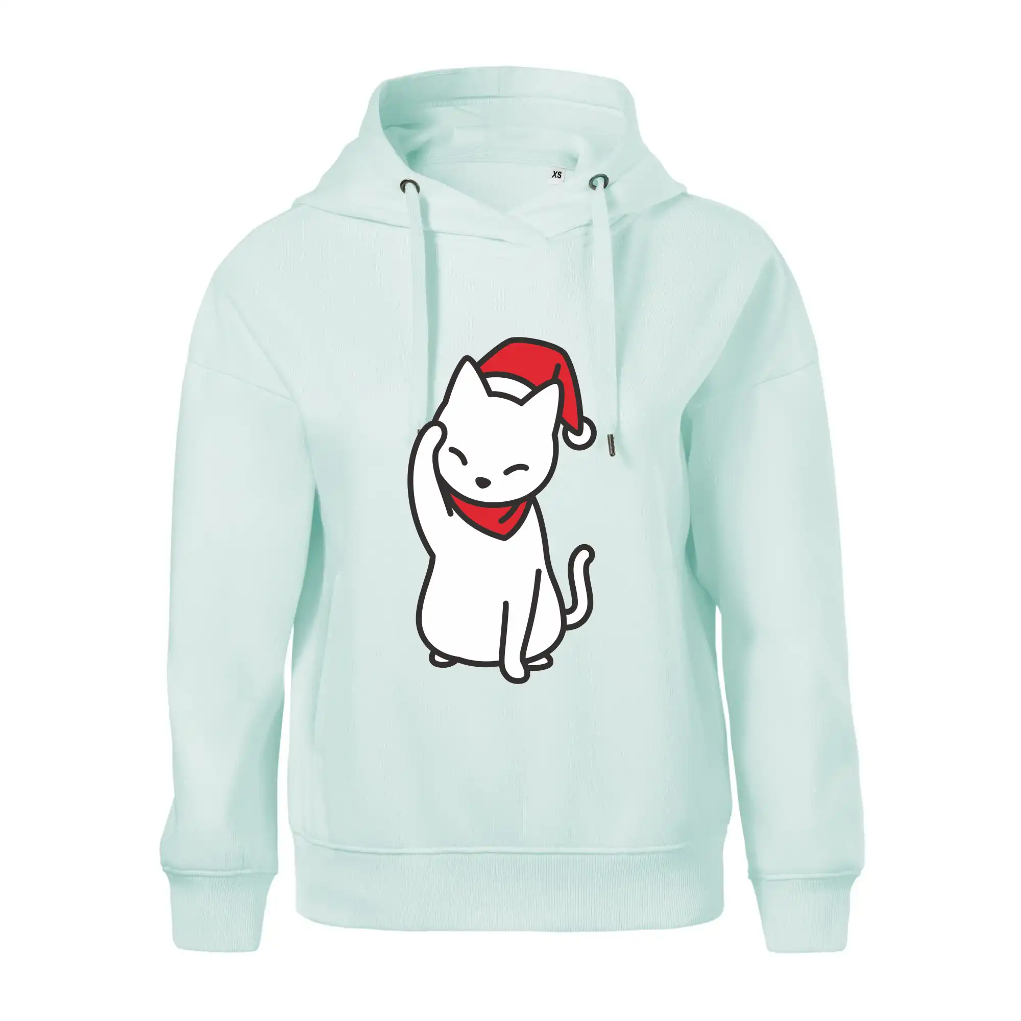 Vánoční kočka mávající