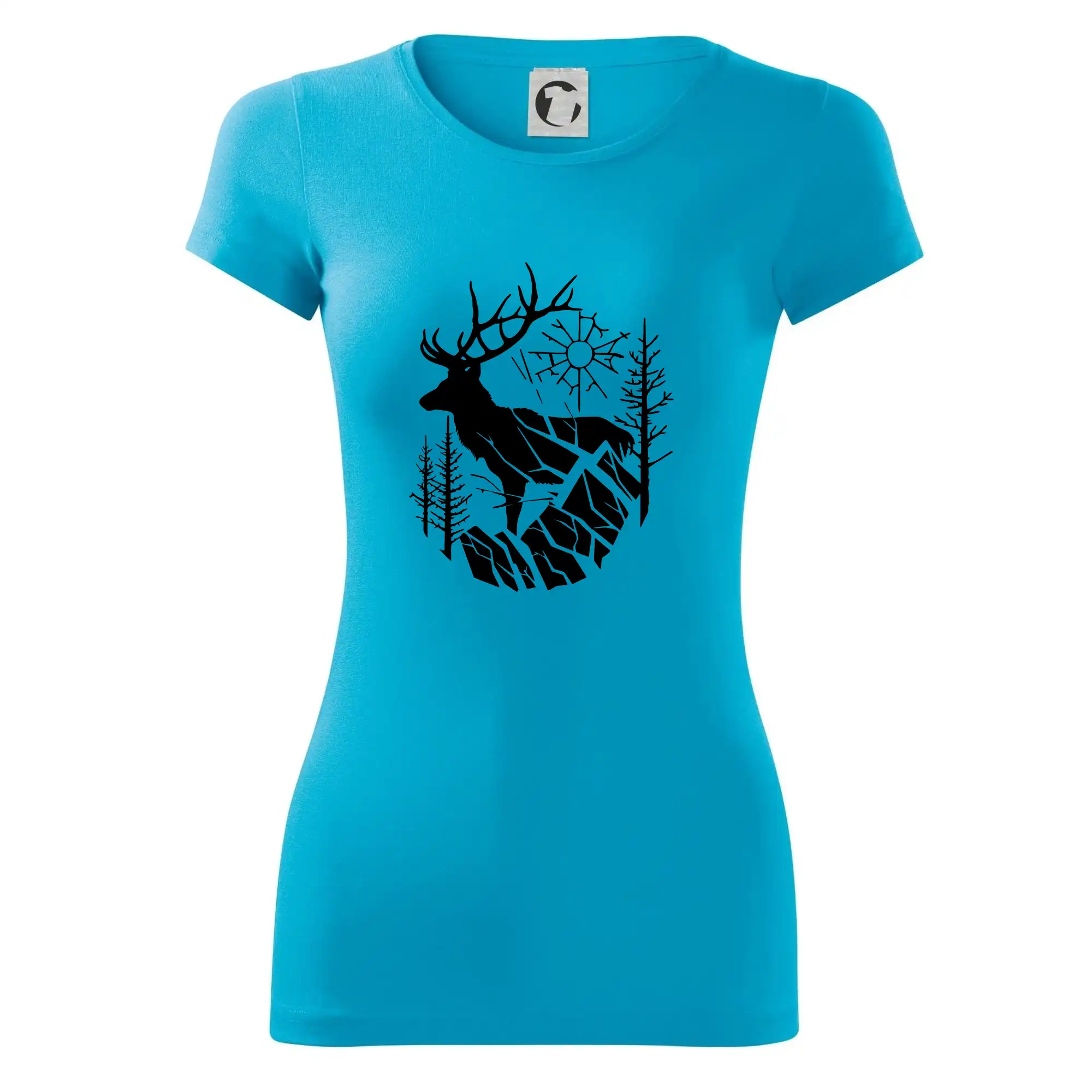 Jelen v lese křivky