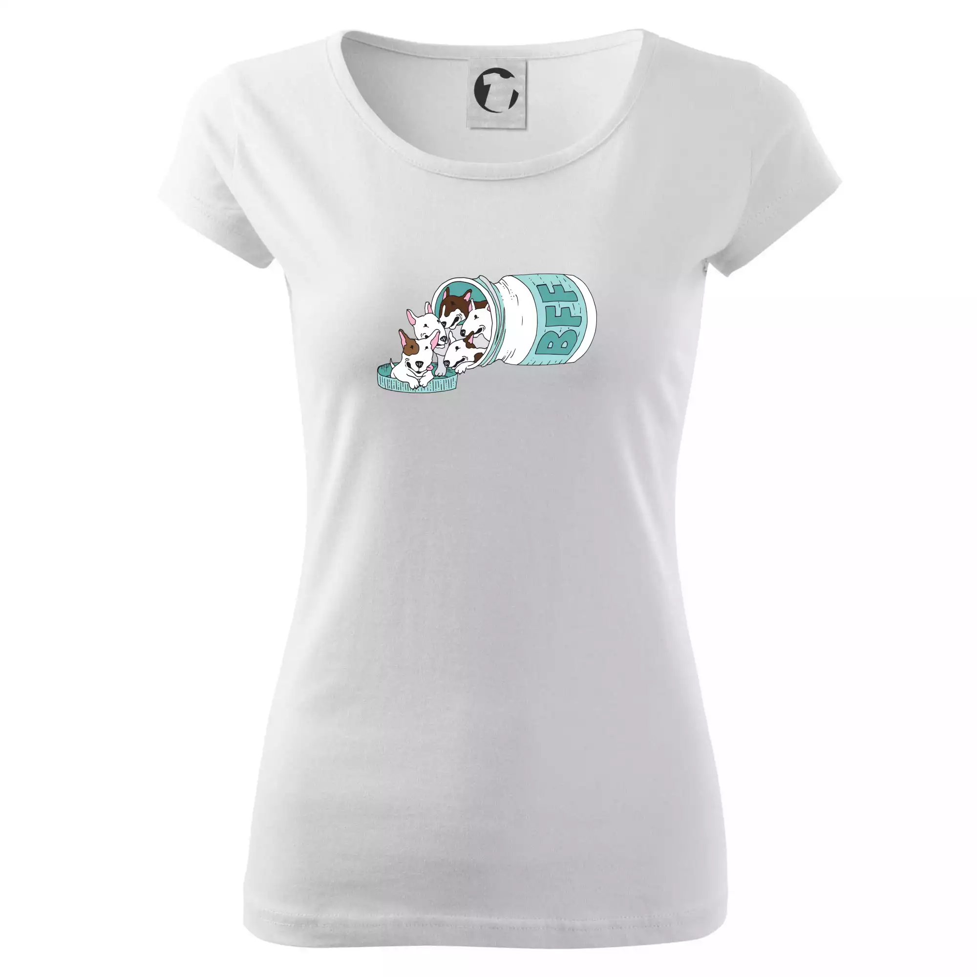 Bullterrier Friends Forever zelené (Pecka design)