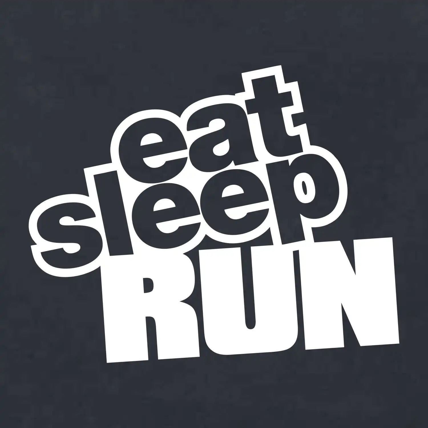 Eat sleep run velké