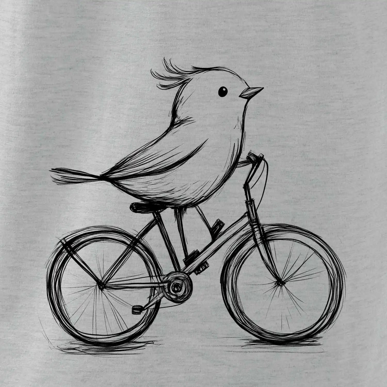 Ptáček na kole