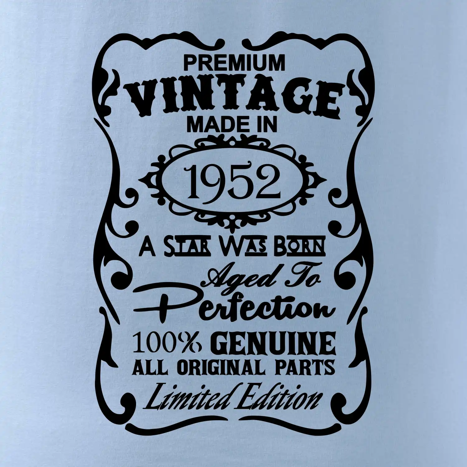 Vintage Etiketa - 1952