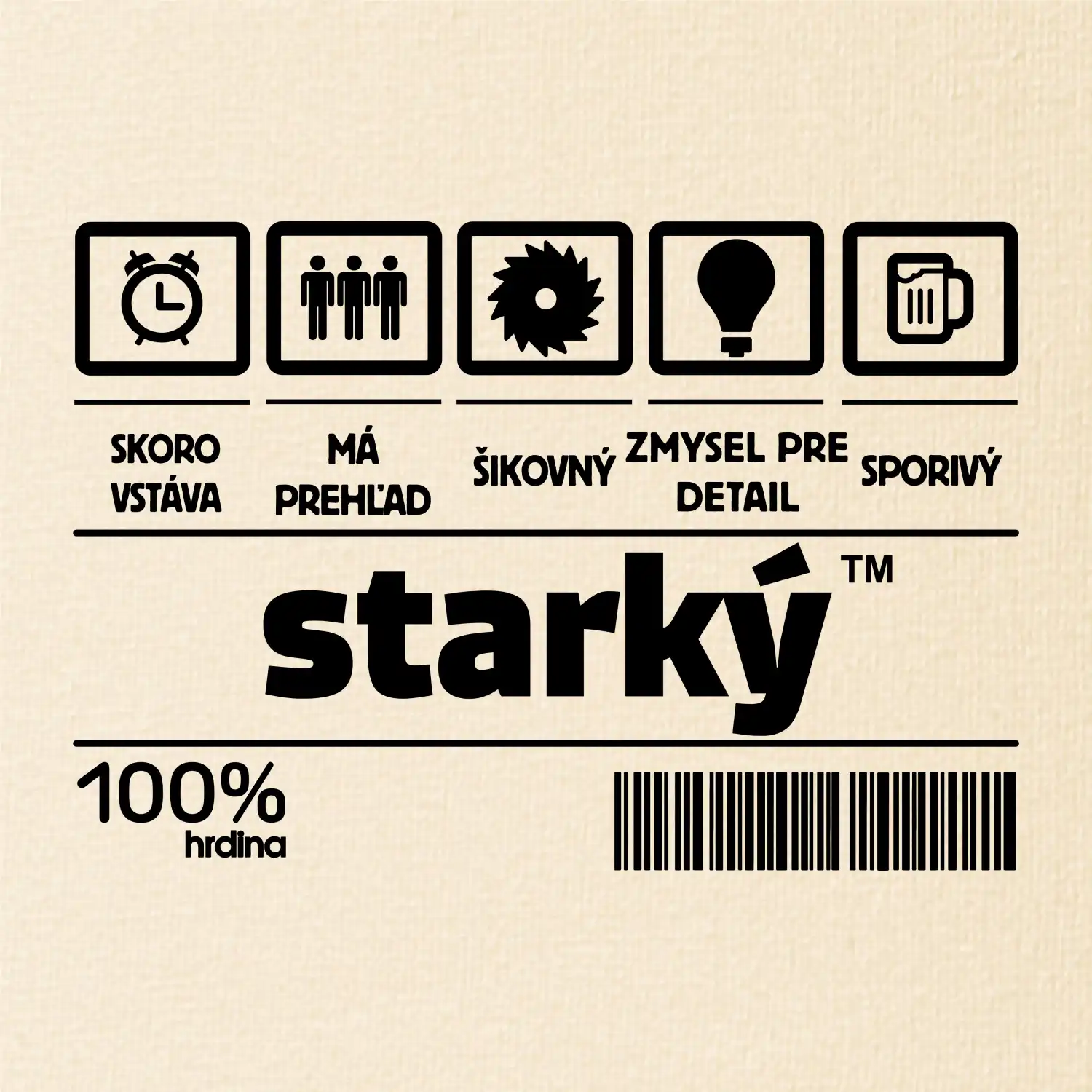 Čiarový kód - starký