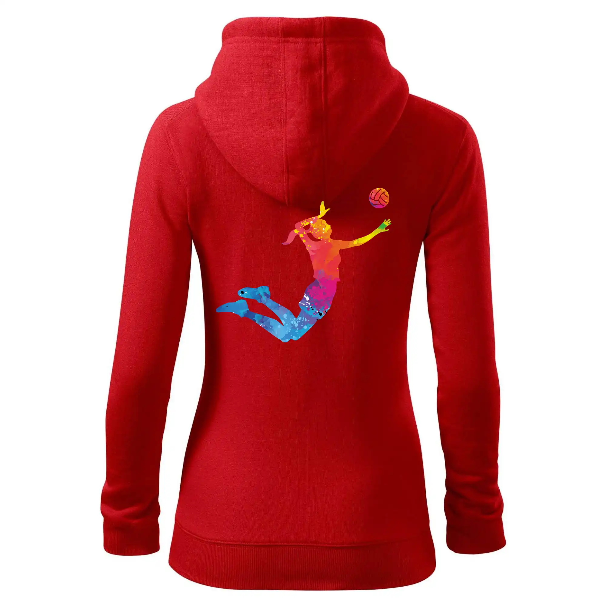 Volejbalistka splash s míčem