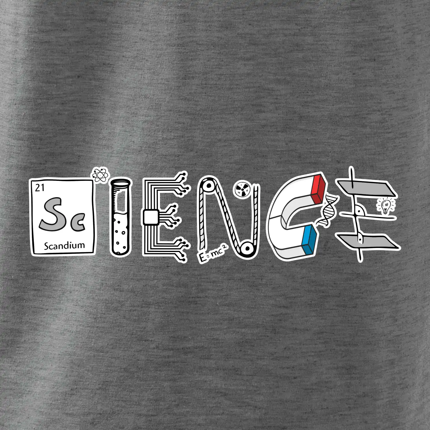 Science věda nápis