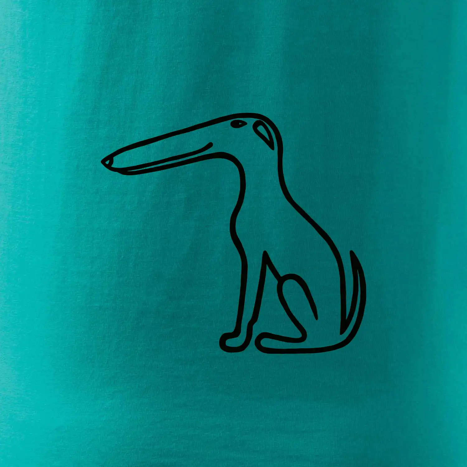 Barzoj obrys černý  (Moňas)