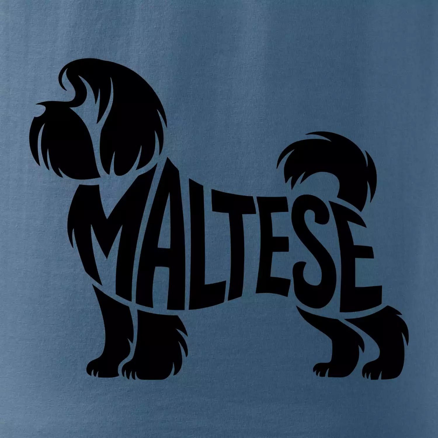 Maltézský psík nápis v těle