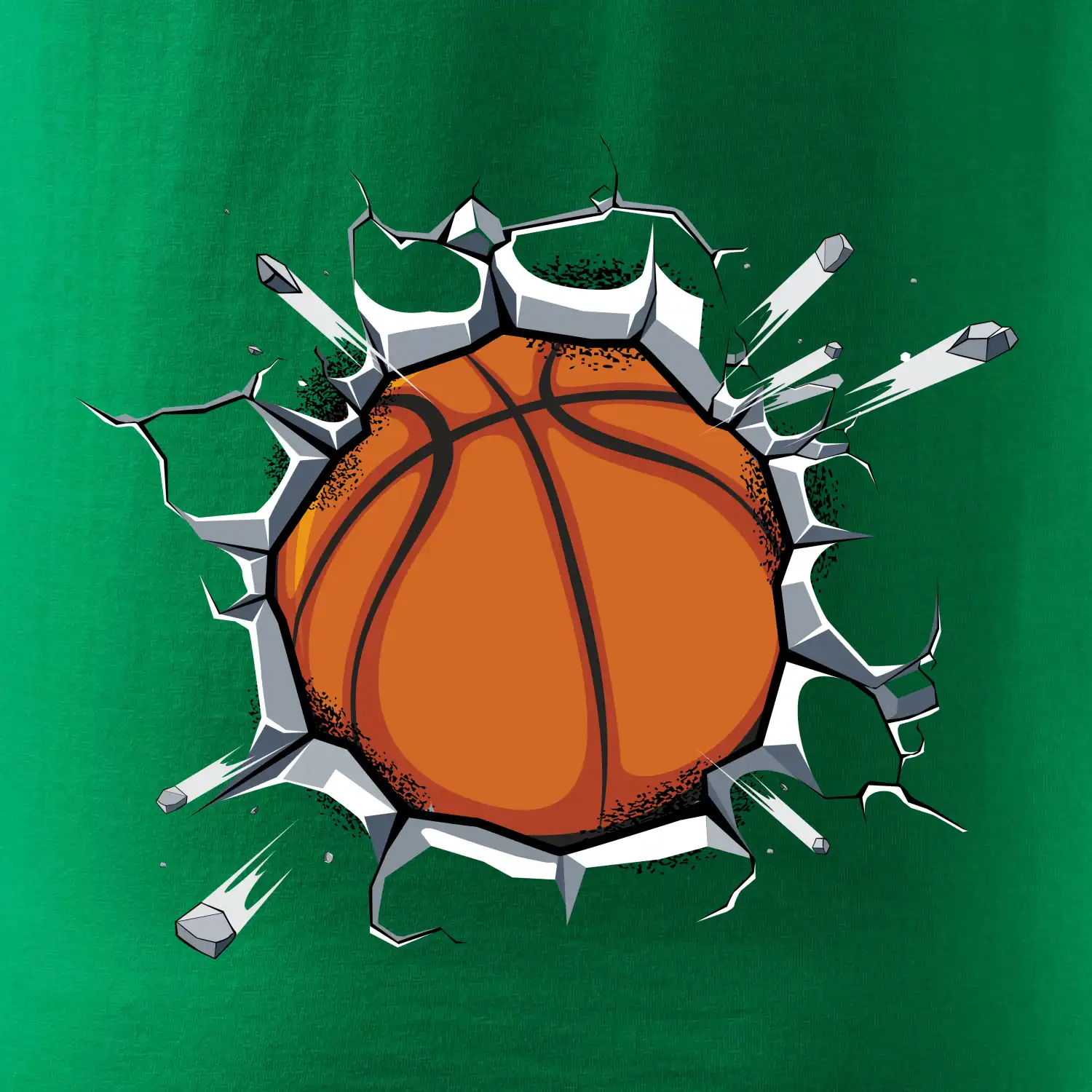 Basketbal míč v triku