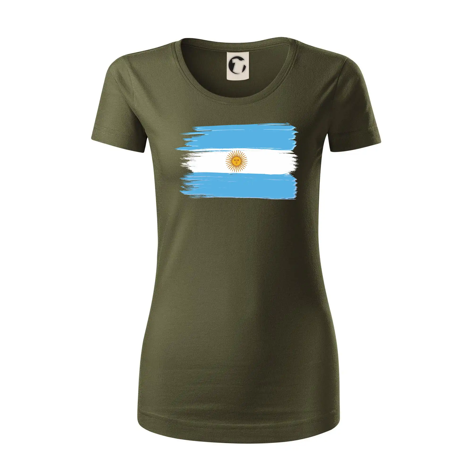 Argentina vlajka kreslená štětkou