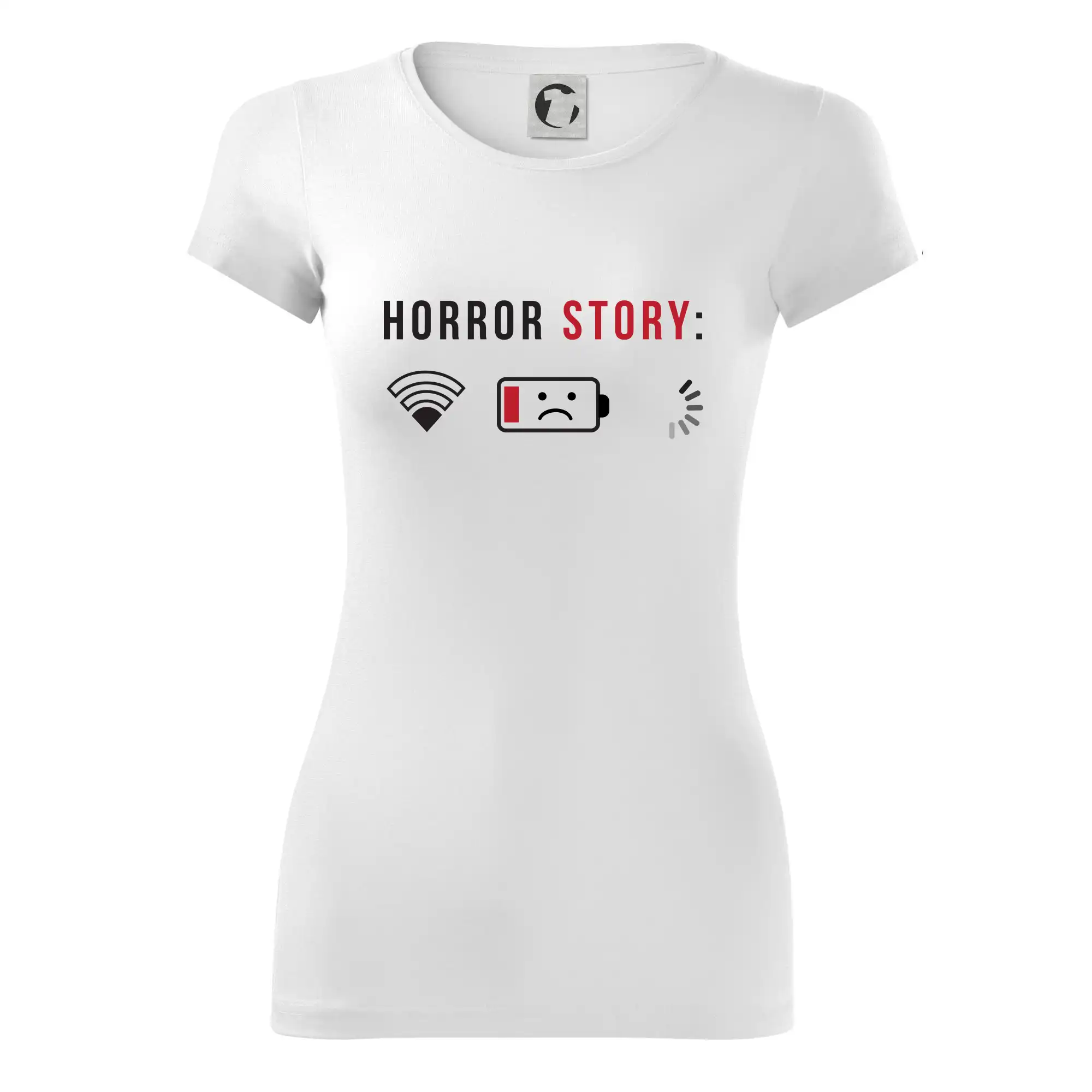 Tričká pre ajťákov - Horror story - Dámske tričko Glance - Priliehavejší strih