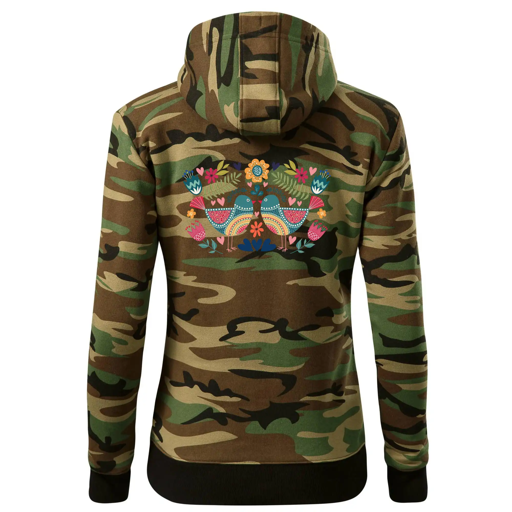 Folklor - dva barevní ptáčci