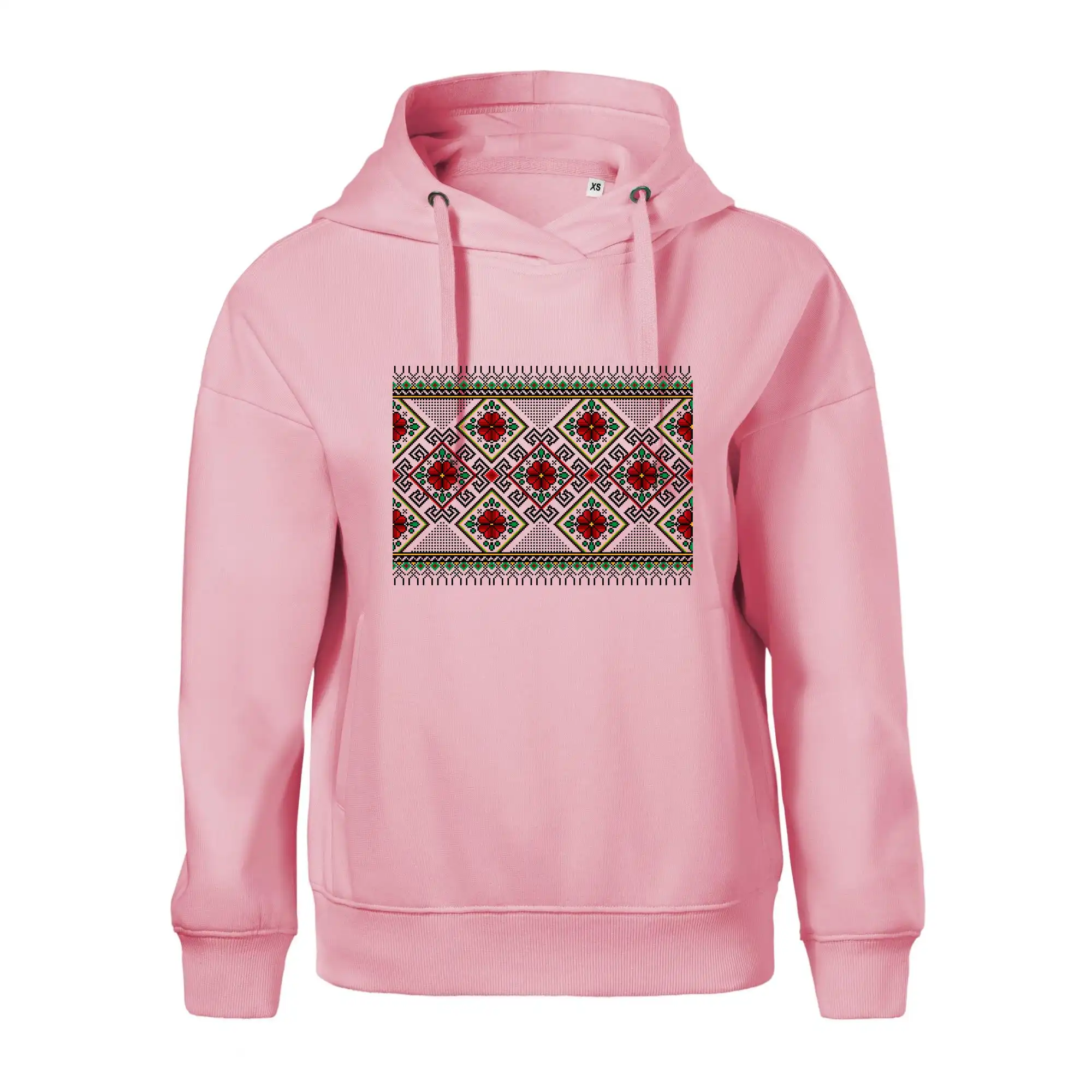 Ukrajinský vzor - Červeno Zelený