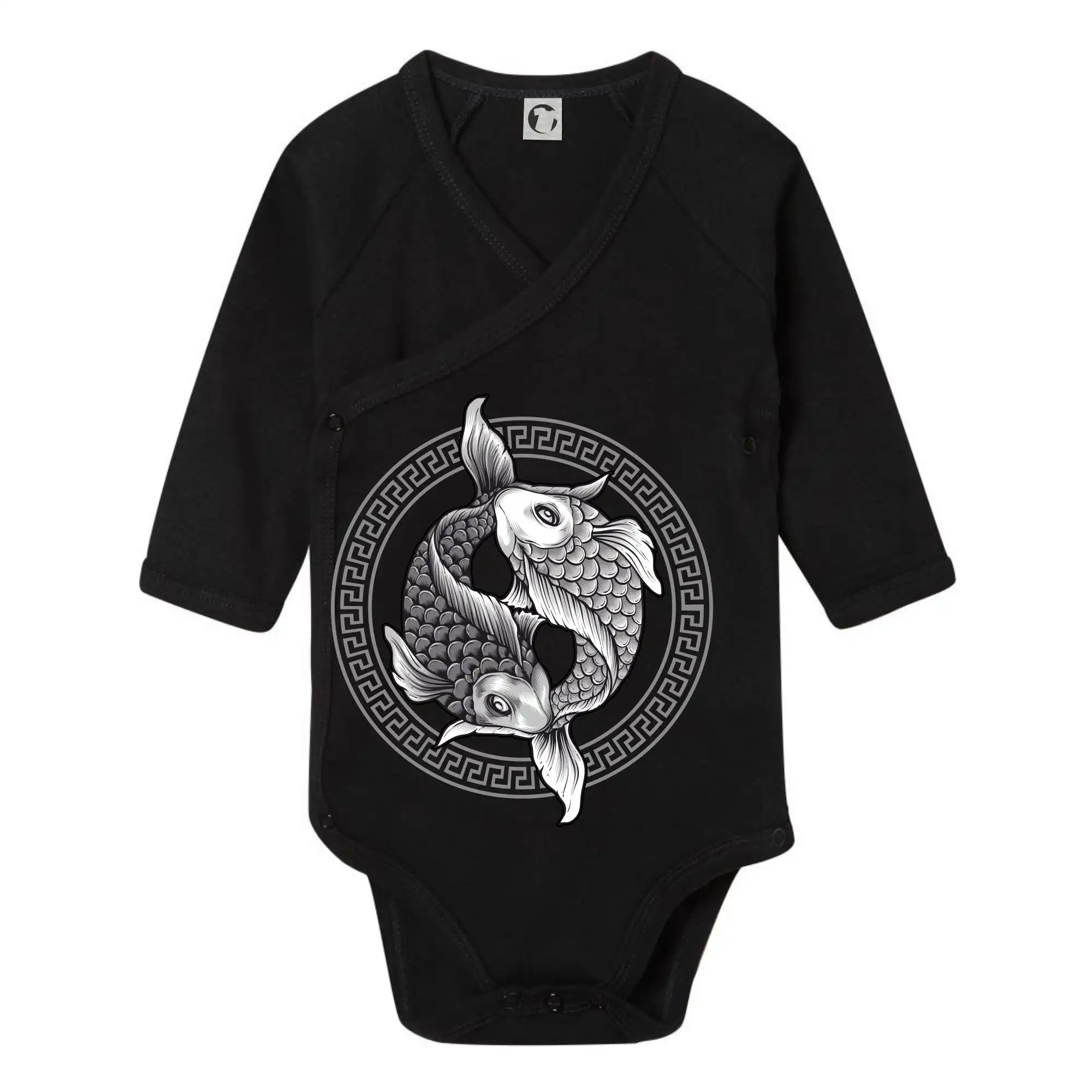 Yin & Yang ryby černobílé