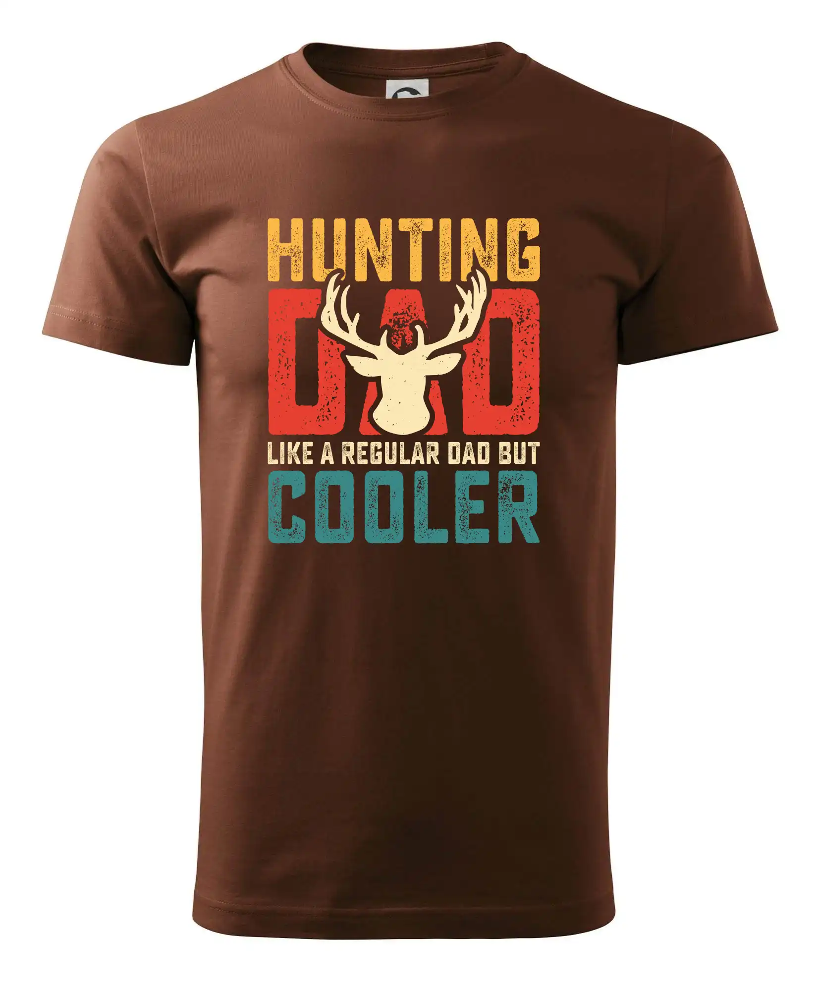 Tričká pre poľovníkov a drevorubačov - Hunting dad like a regular dad but cooler - Pánske tričko nižšej gramáže