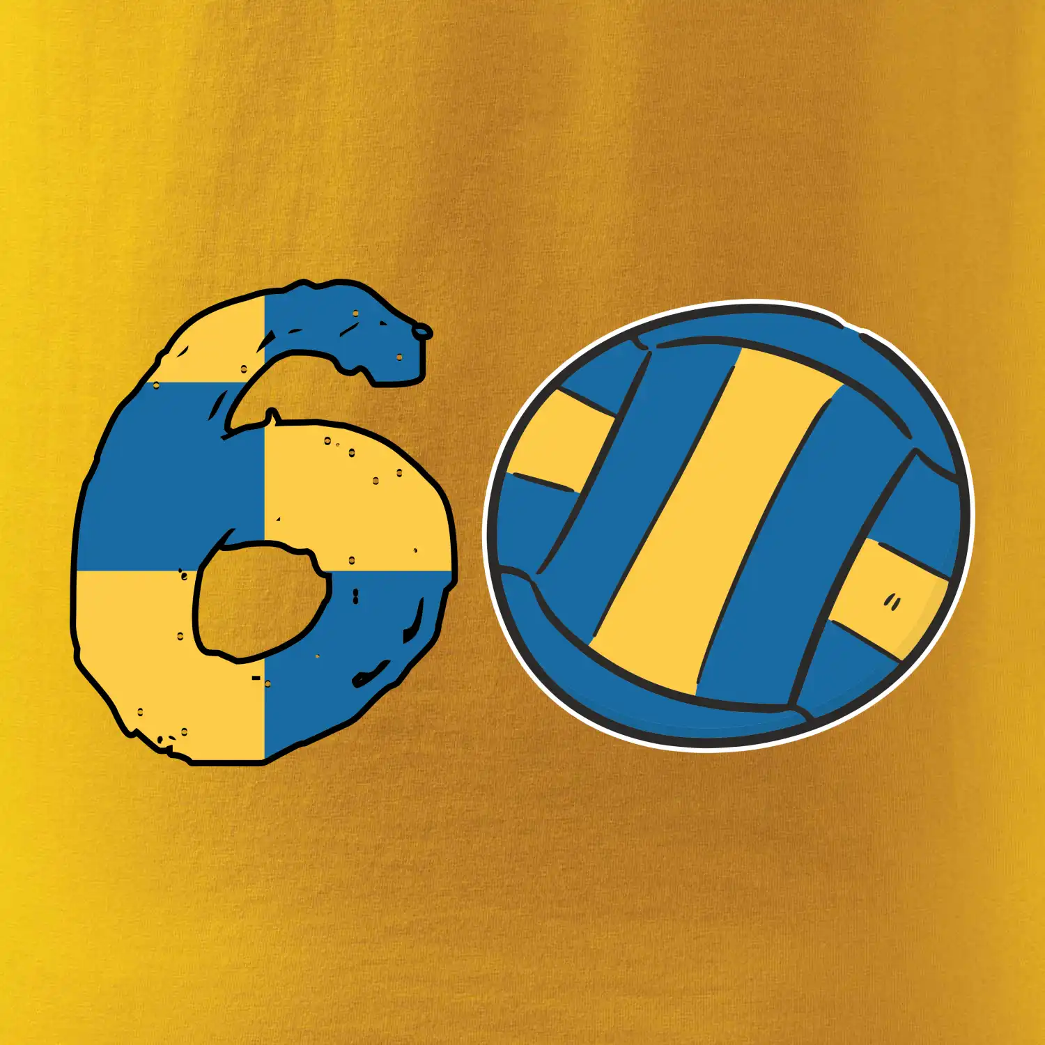 Volejbal kulaté narozeniny 60