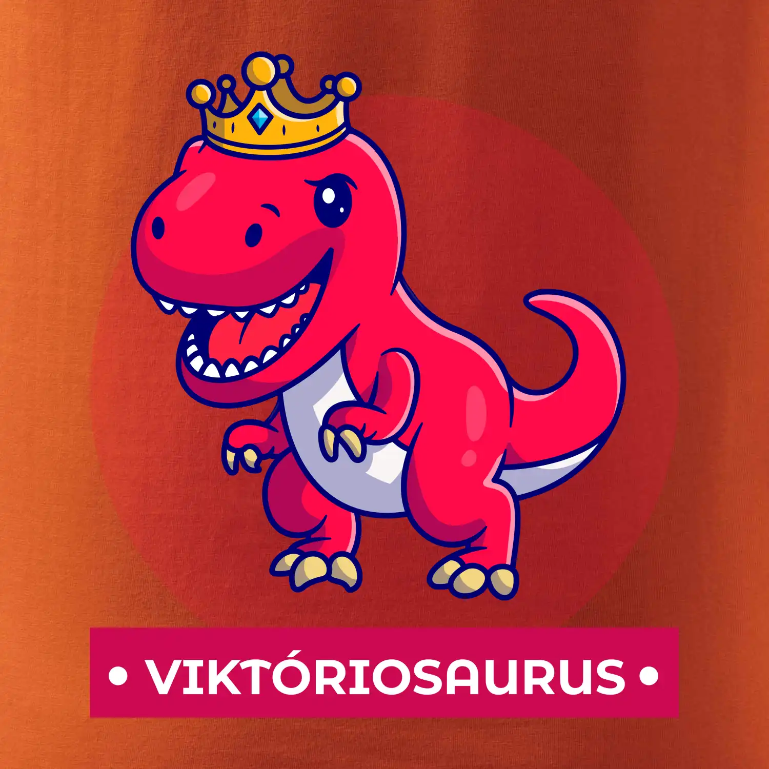 Dinosaurie mená - červený dinosaurus SK