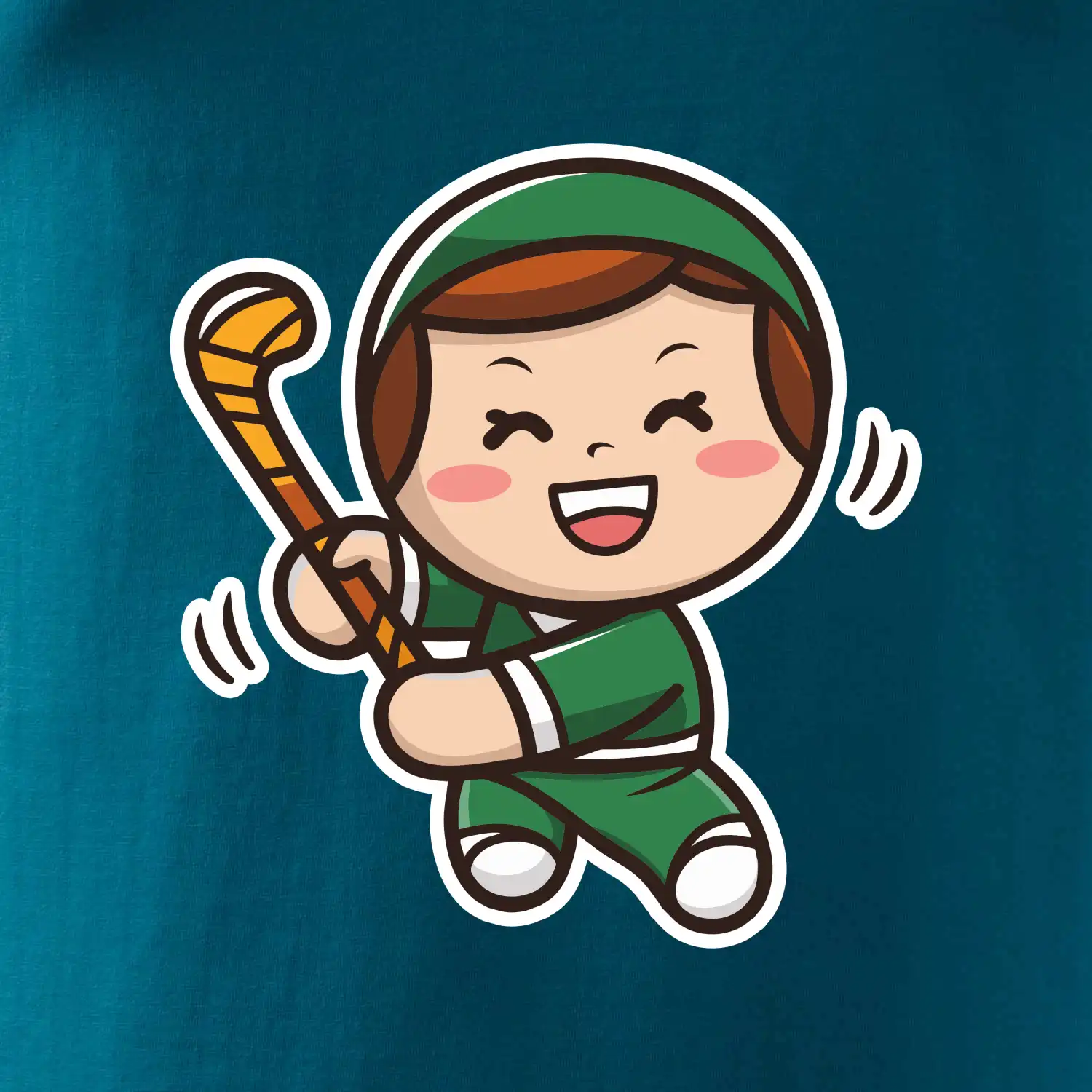 Ikona pozemní hokej holka