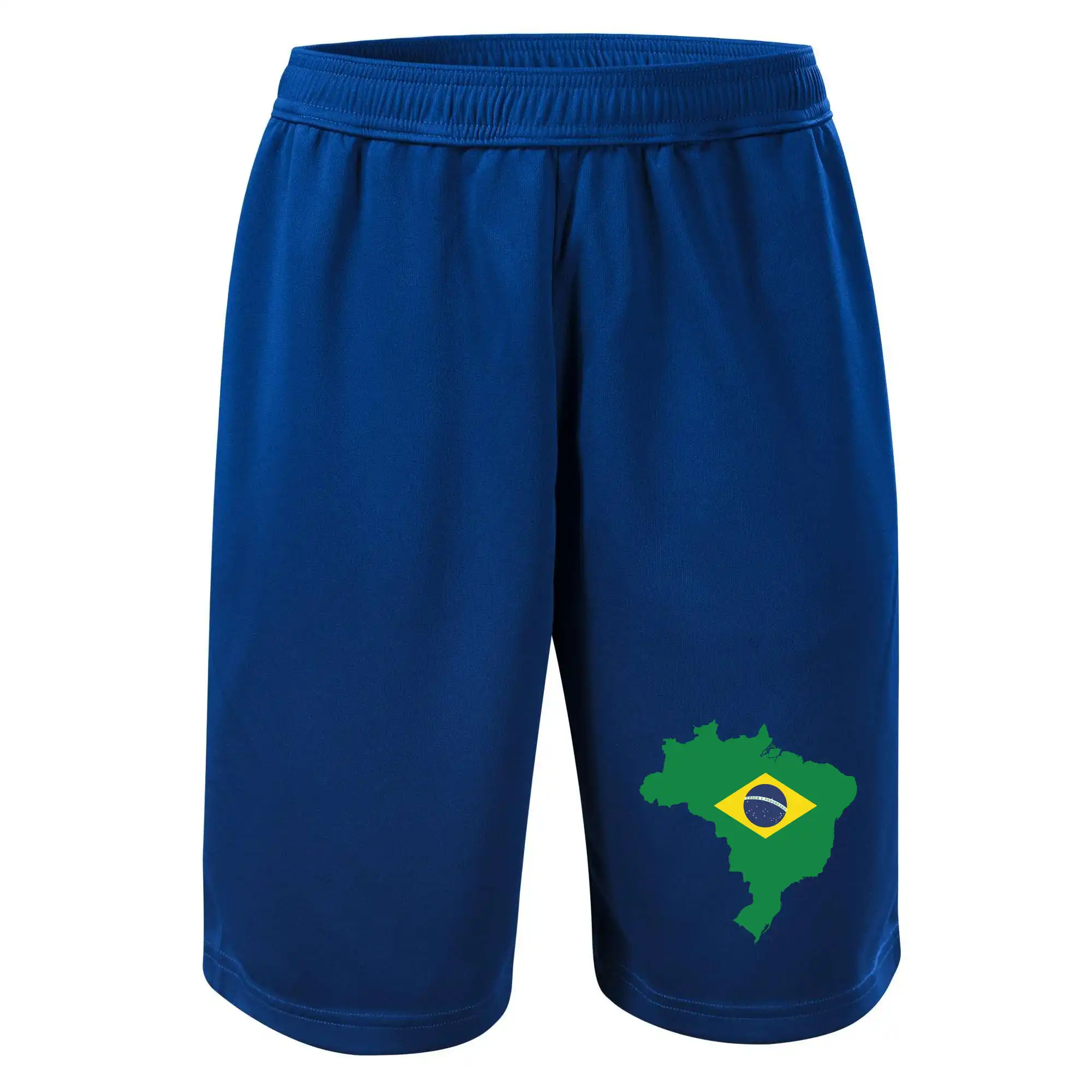 Brazílie vlajka v mapě