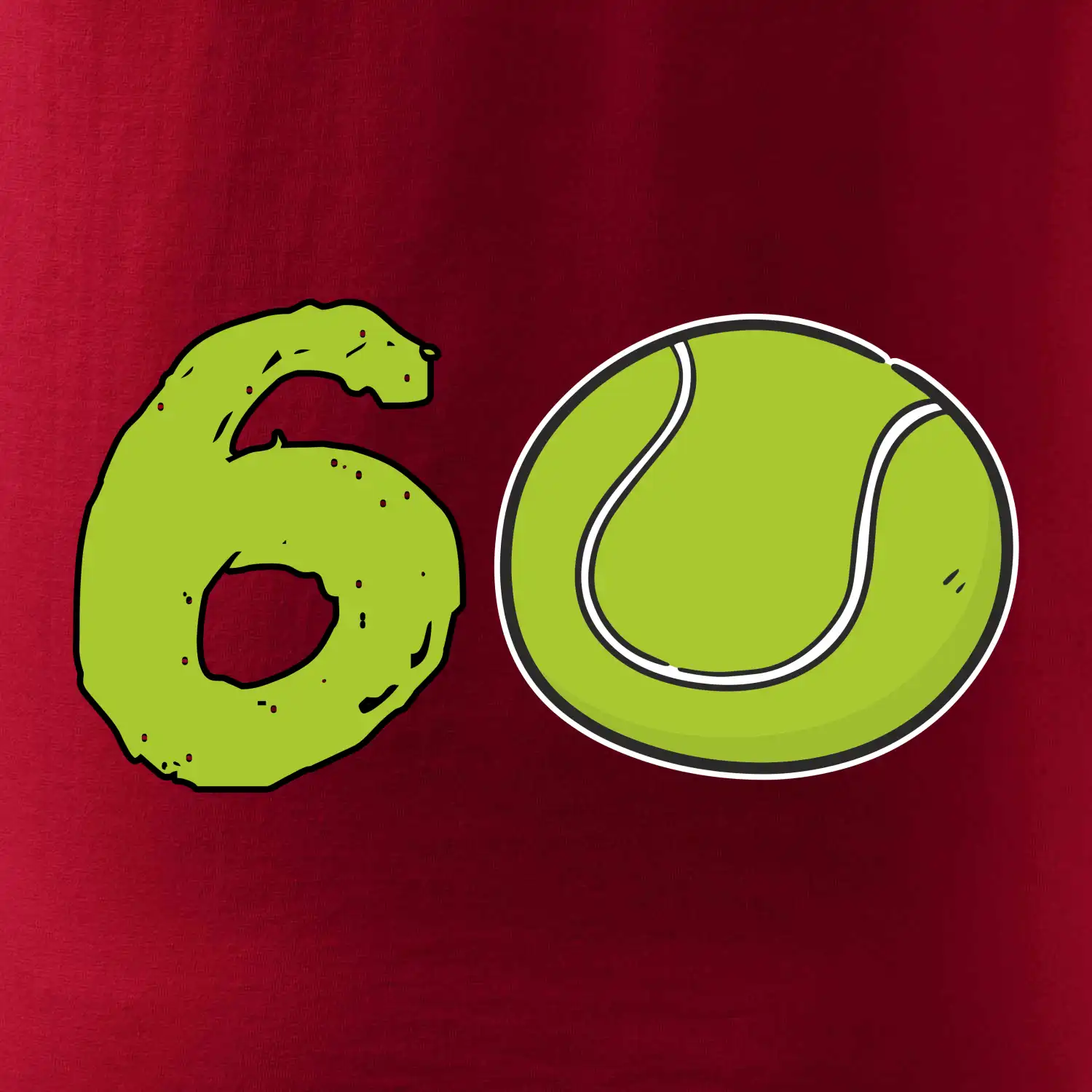 Tenis kulaté narozeniny 60
