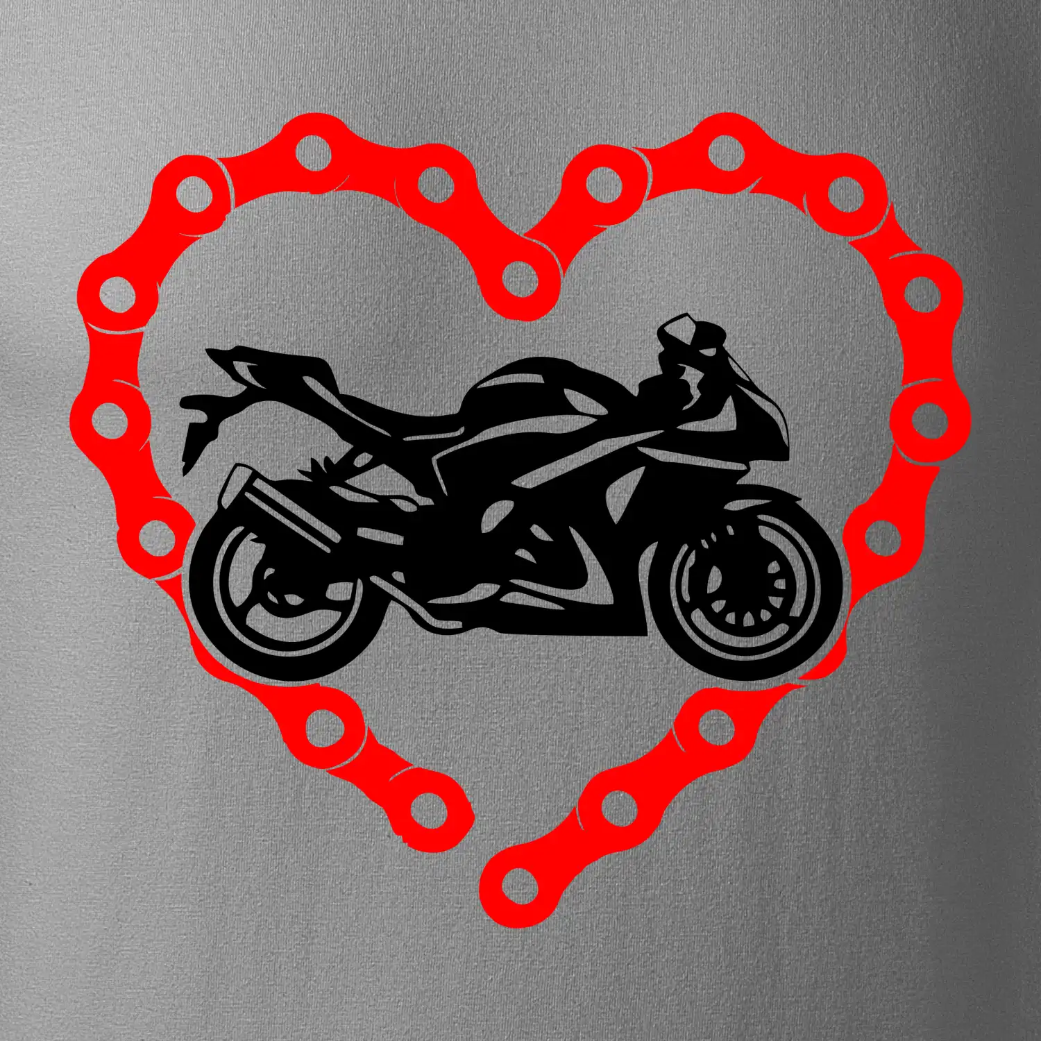Moto srdce řetěz - supersport