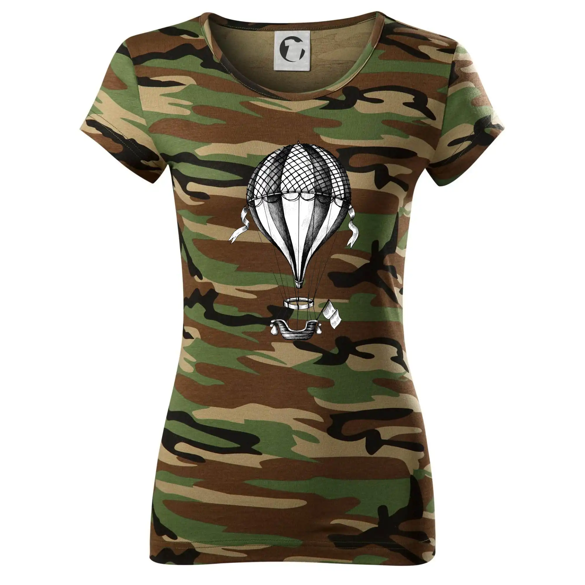 Horkovzdušný balón  kreslený