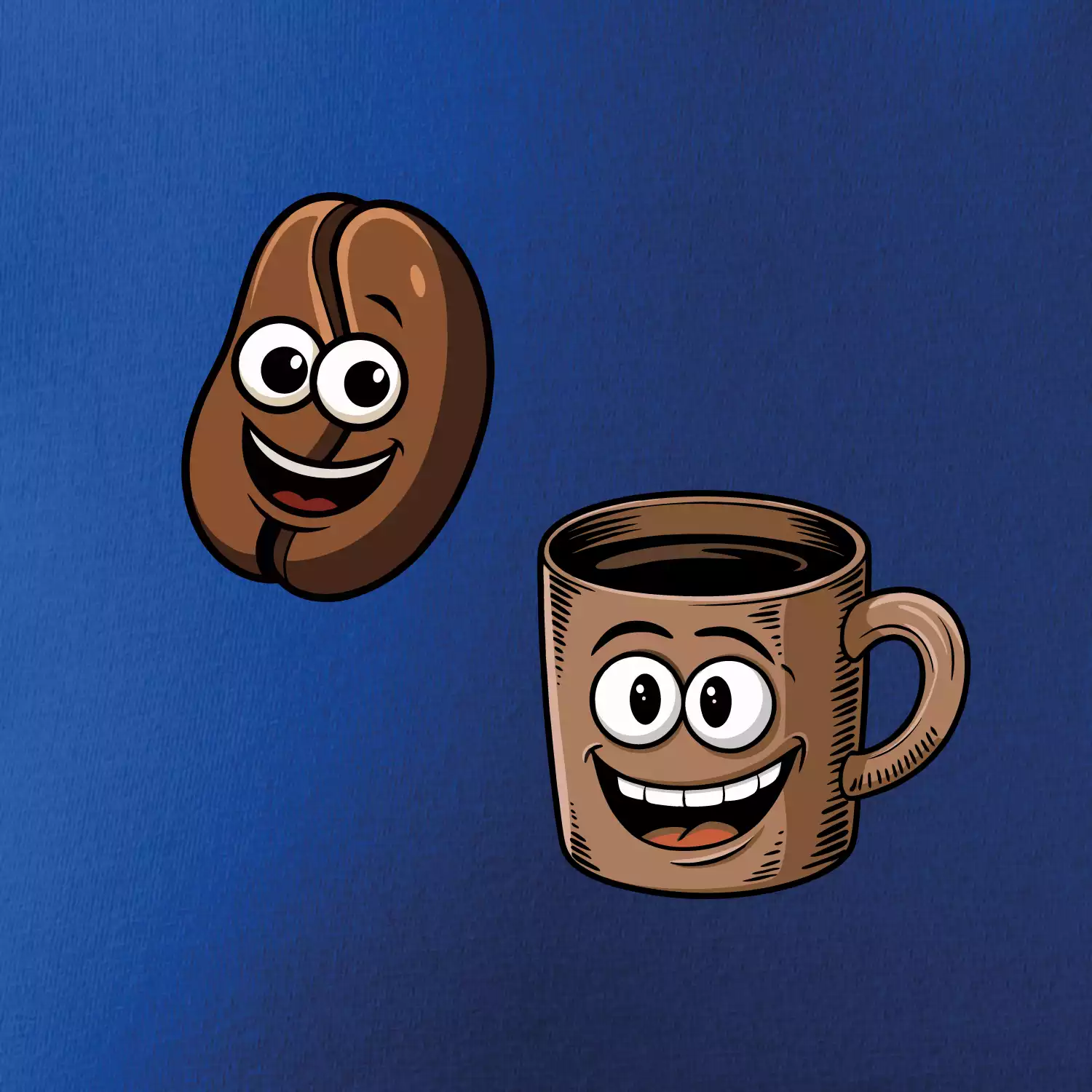 Parové triko - Hrnek a káva