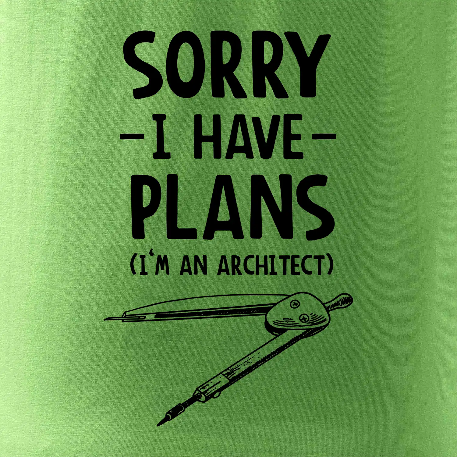 Sorry I have plans - architect