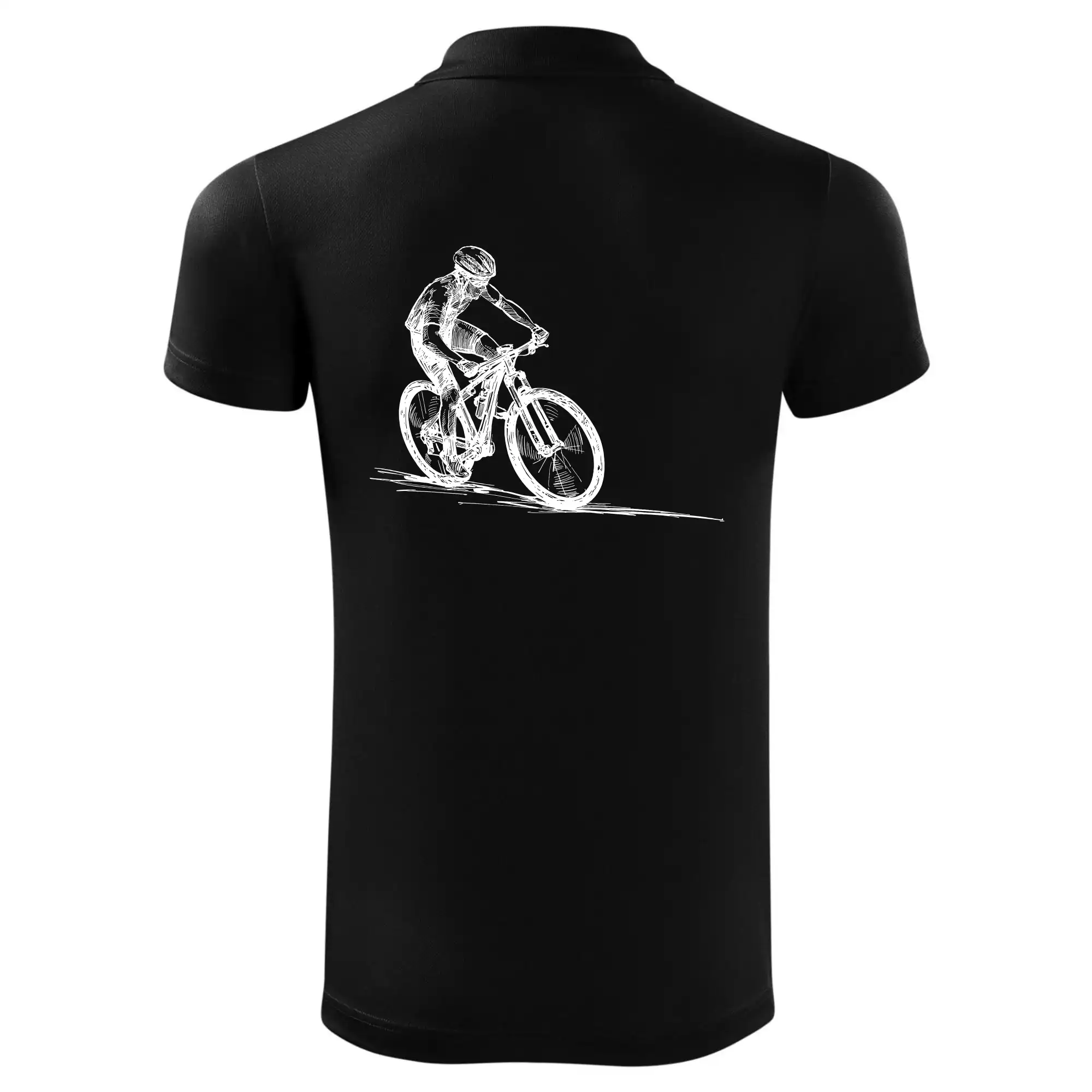 MTB kreslený cyklista