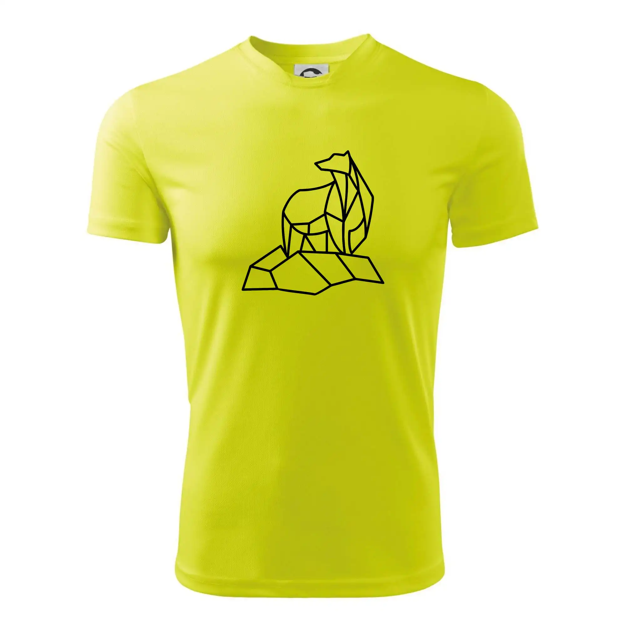 Geometrie lední medvěd na ledu