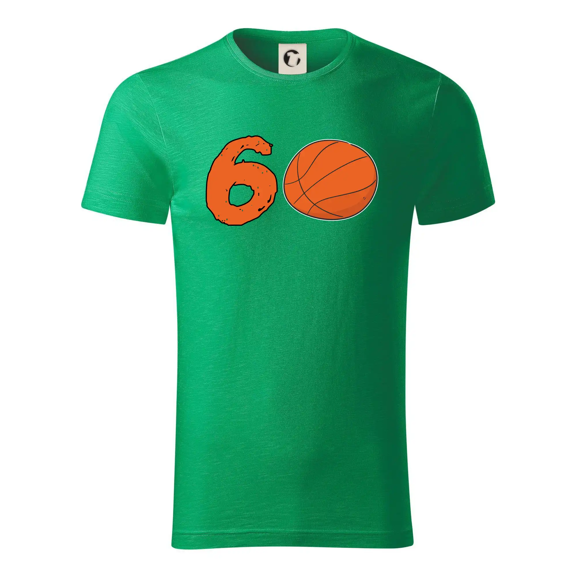 Basketbalová tričká - Basketball okrúhle narodeniny 60 - Tričko z organickej bavlny