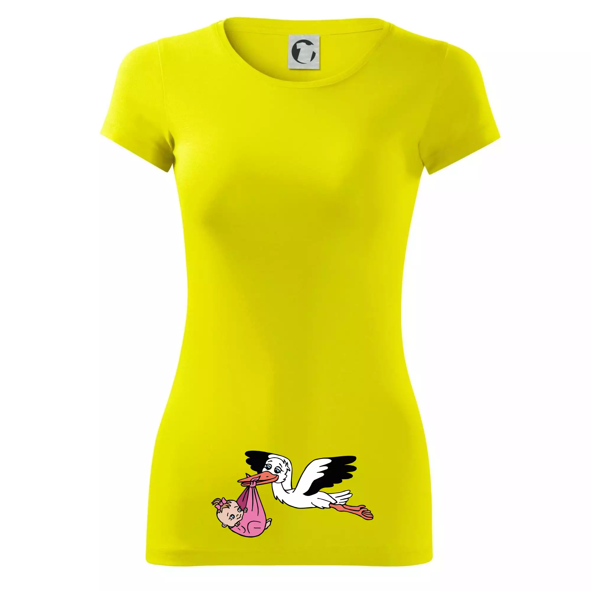 Čáp a miminko - holka (Hana-creative)